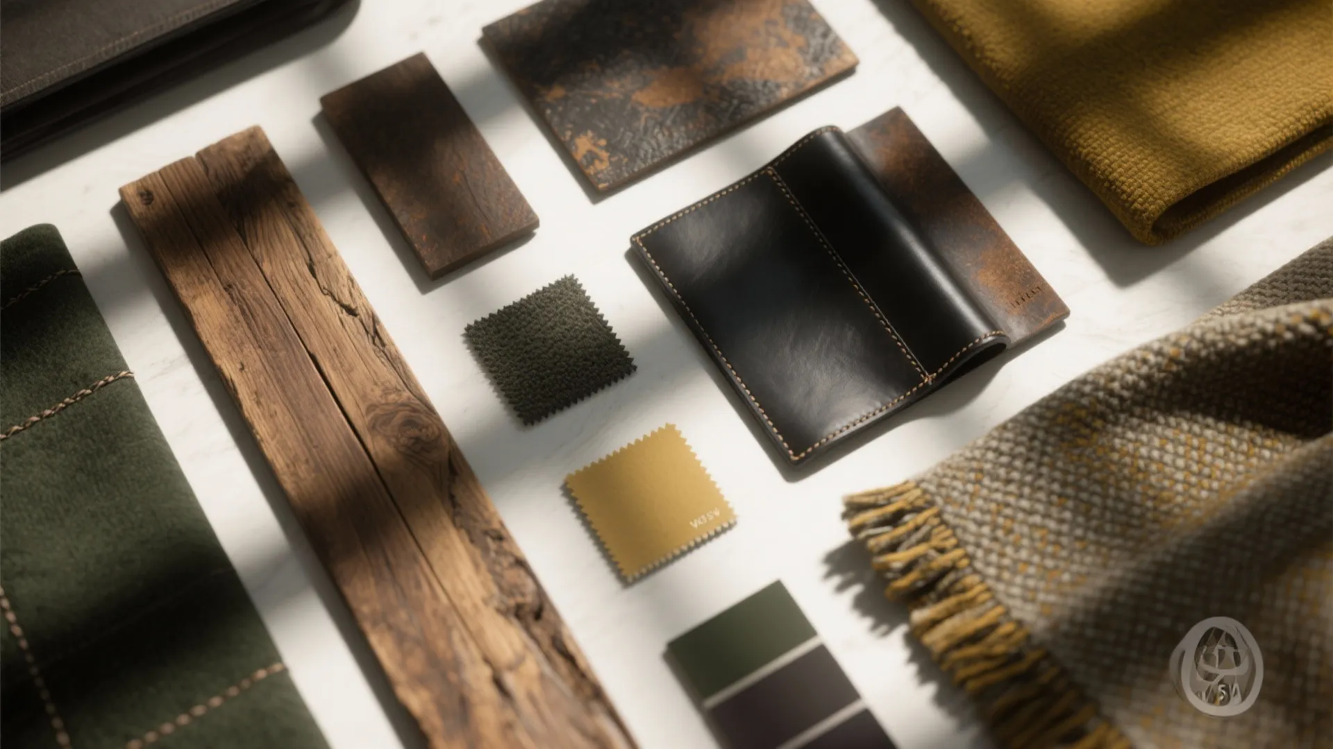 1. Layered materials: wood, leather and metal