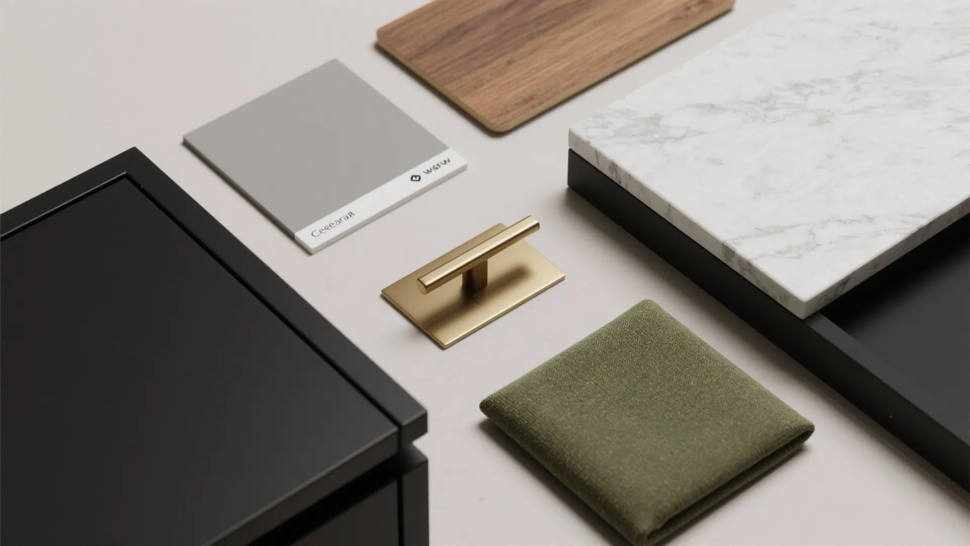 2. Mixed materials to soften the mood