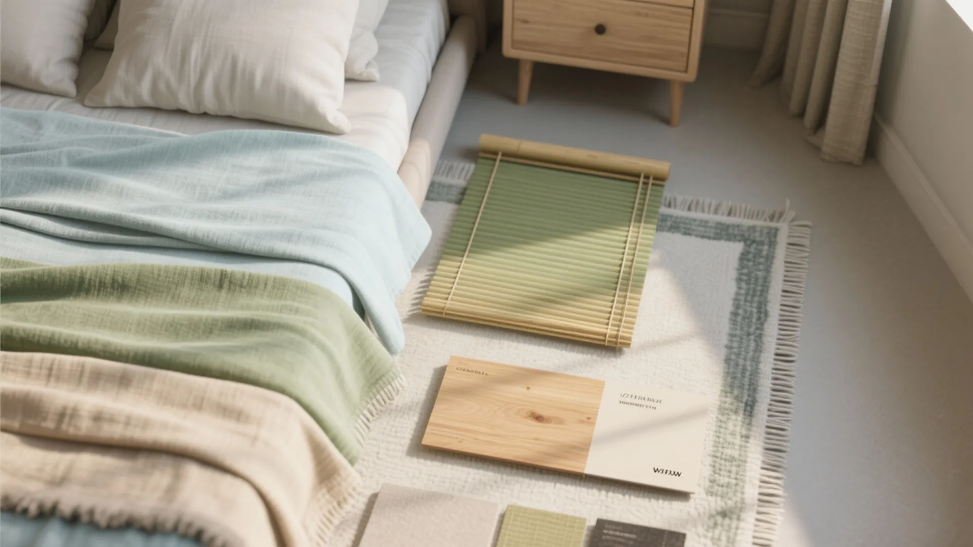 4. Choose Soothing Colors and Natural Textures