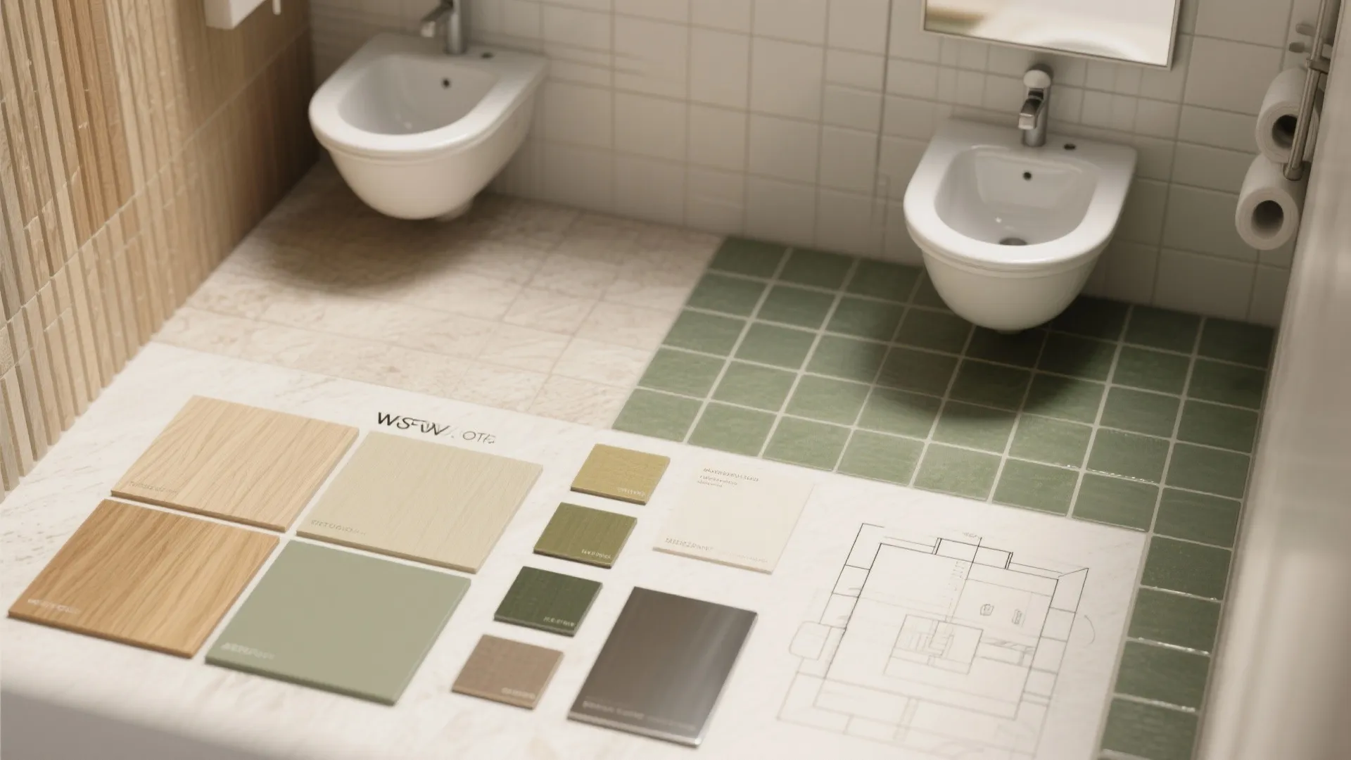 5. Unified materials and simple floor plans