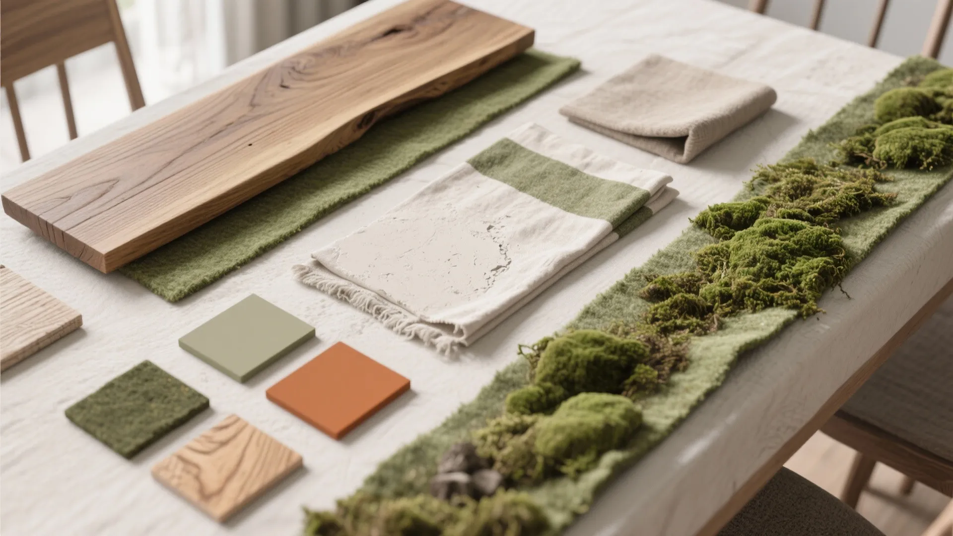 1. Layer natural materials with simple silhouettes
