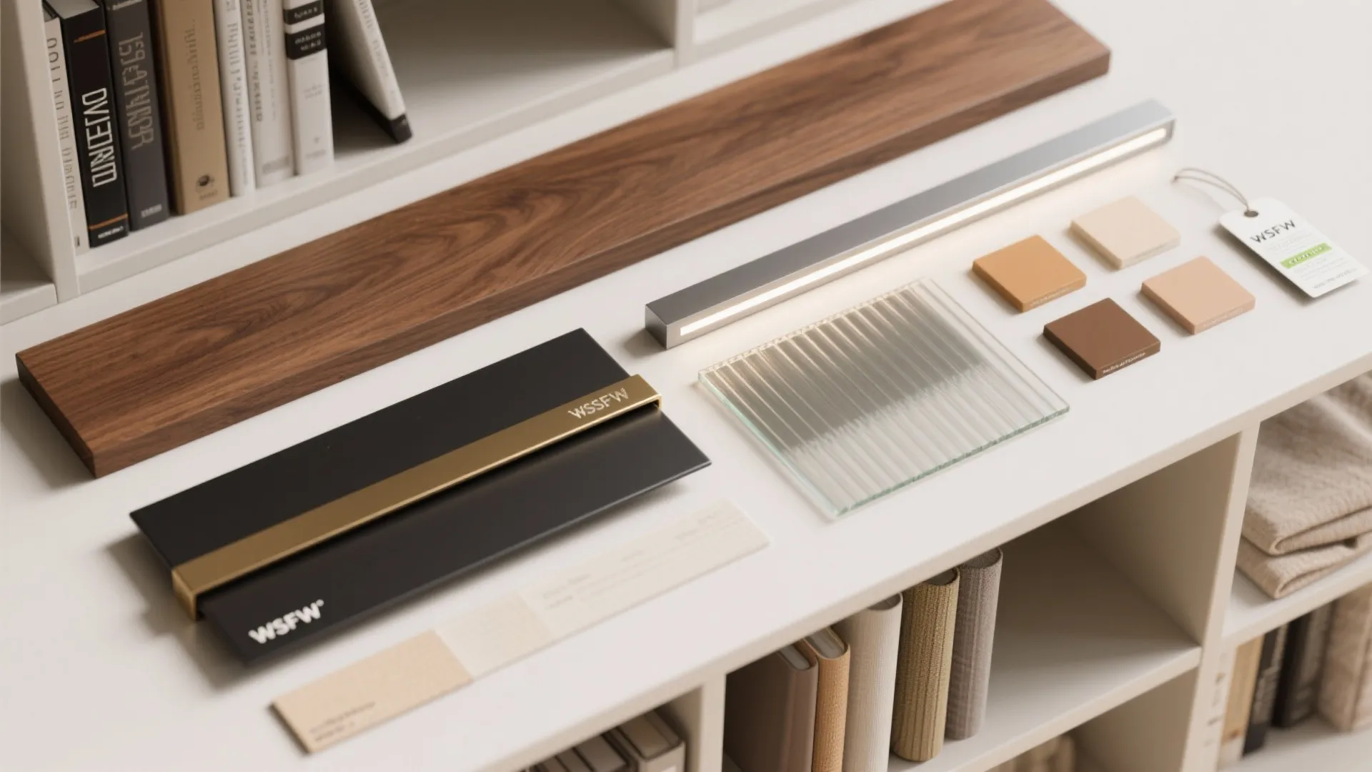 Mixed Materials, Glass Doors, and Warm Lighting