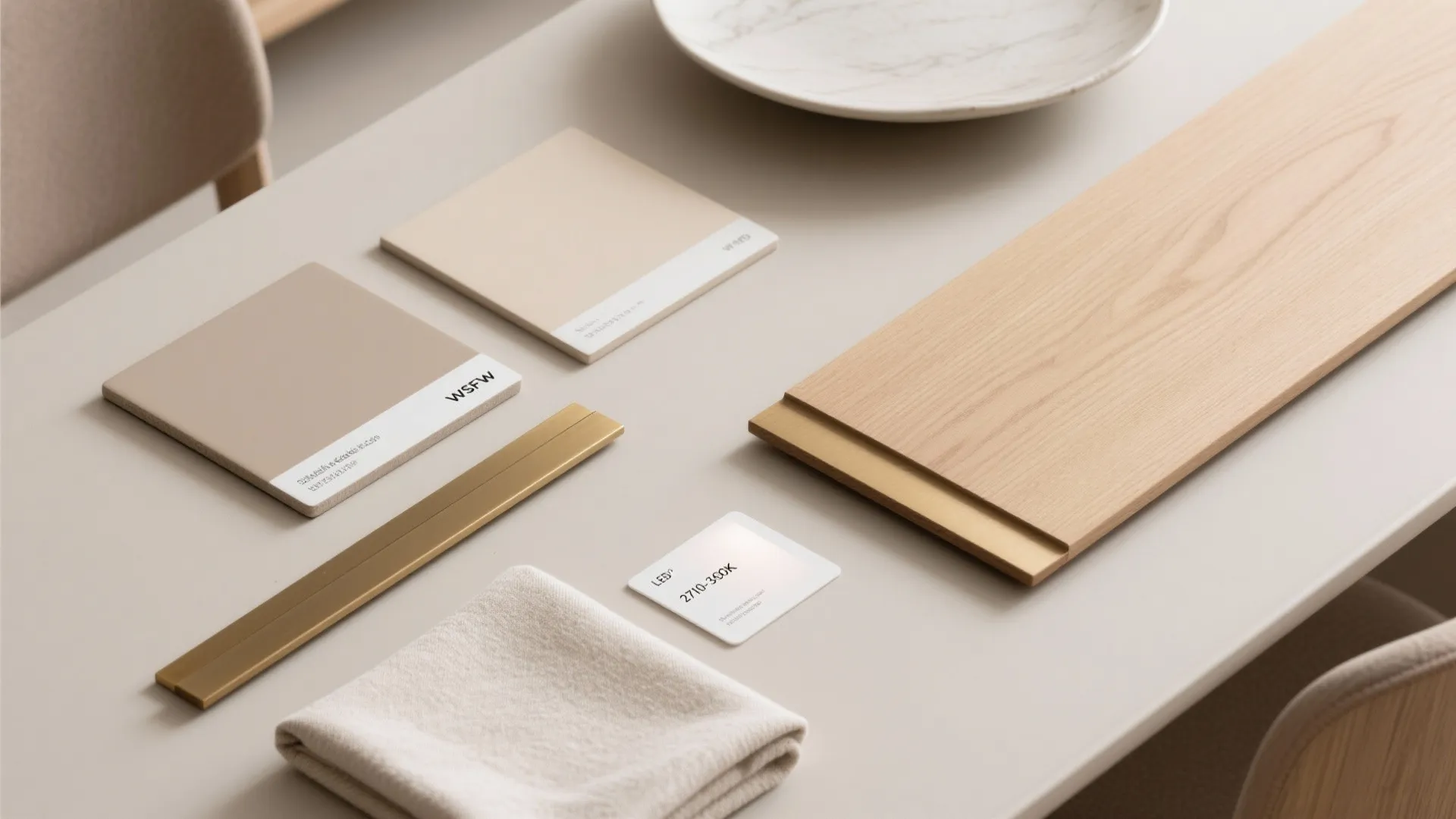 Slim-profile storage: shallow credenza or wall shelves