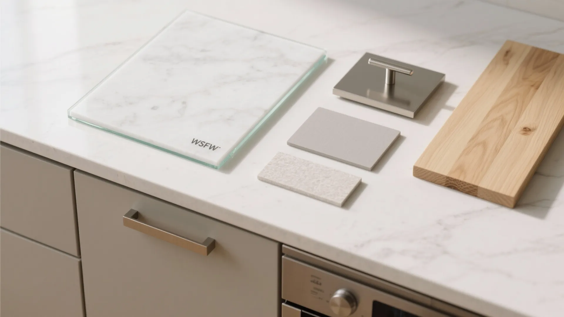 Glass Backsplash for Airy Light