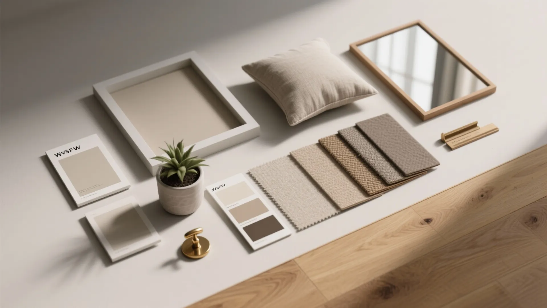 Light, mirrors, and consistent materials