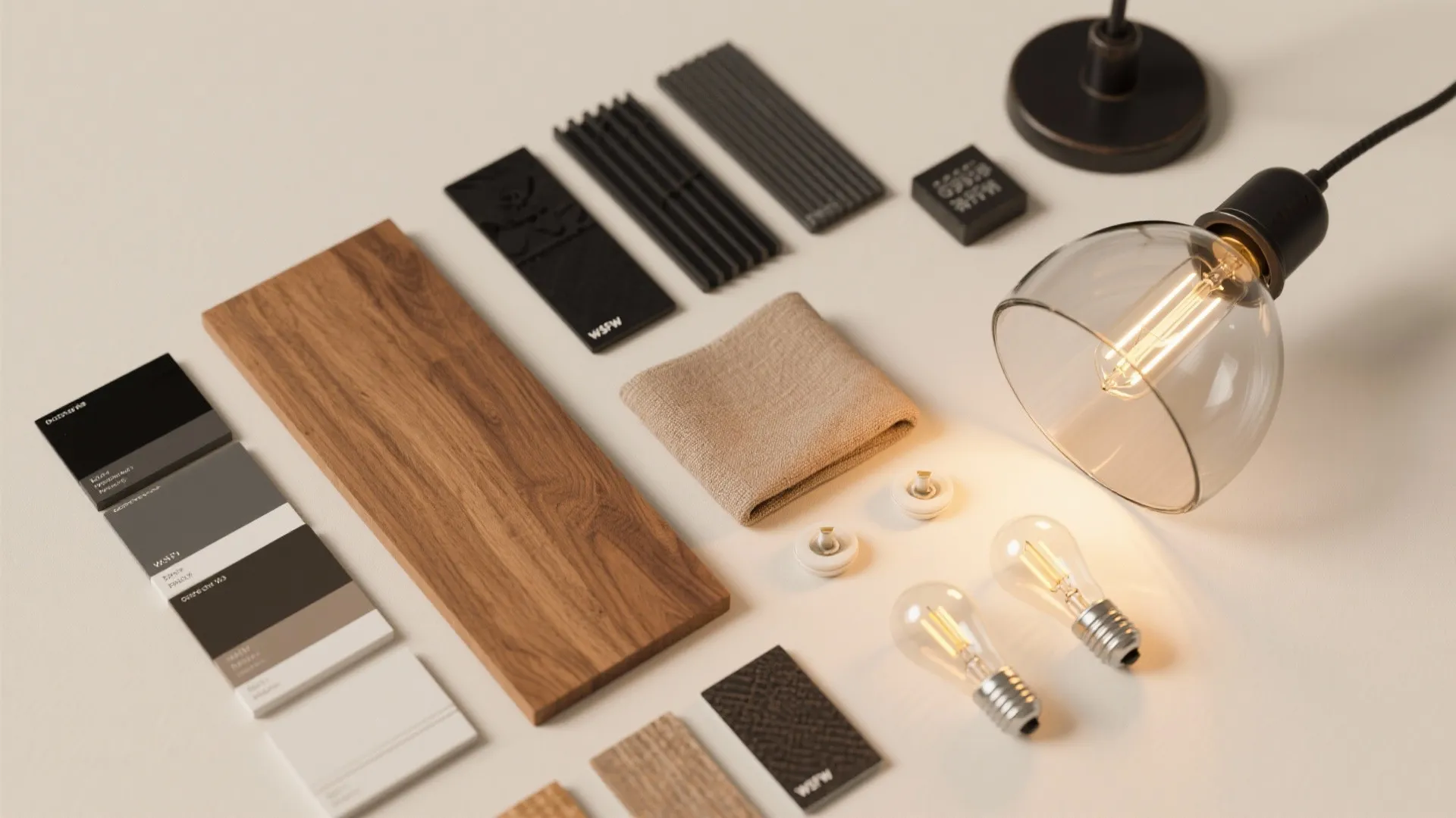 4. Mixed Materials — Metal + Wood + Glass