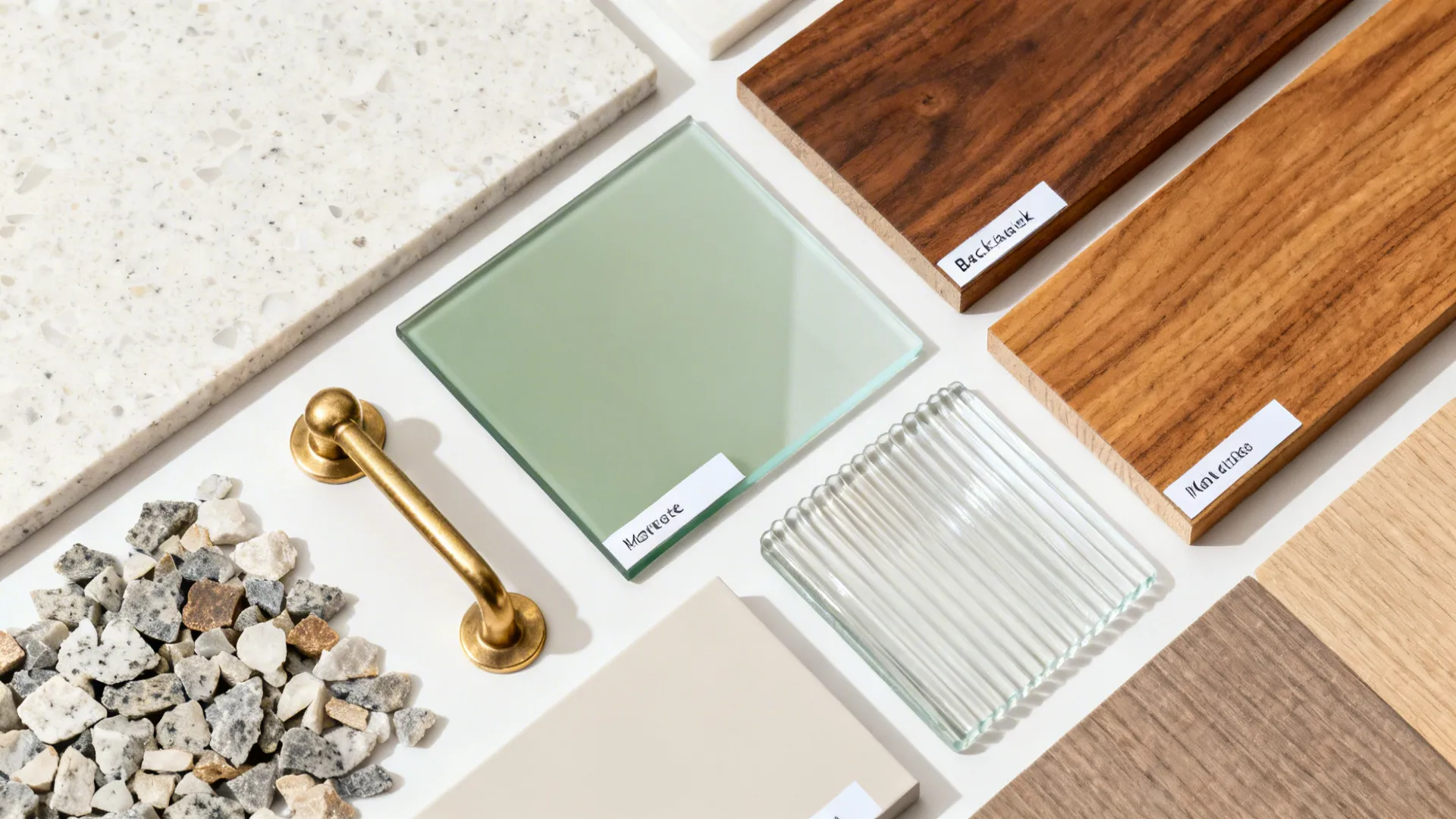 Material Mix: Stone, Wood, and Glass