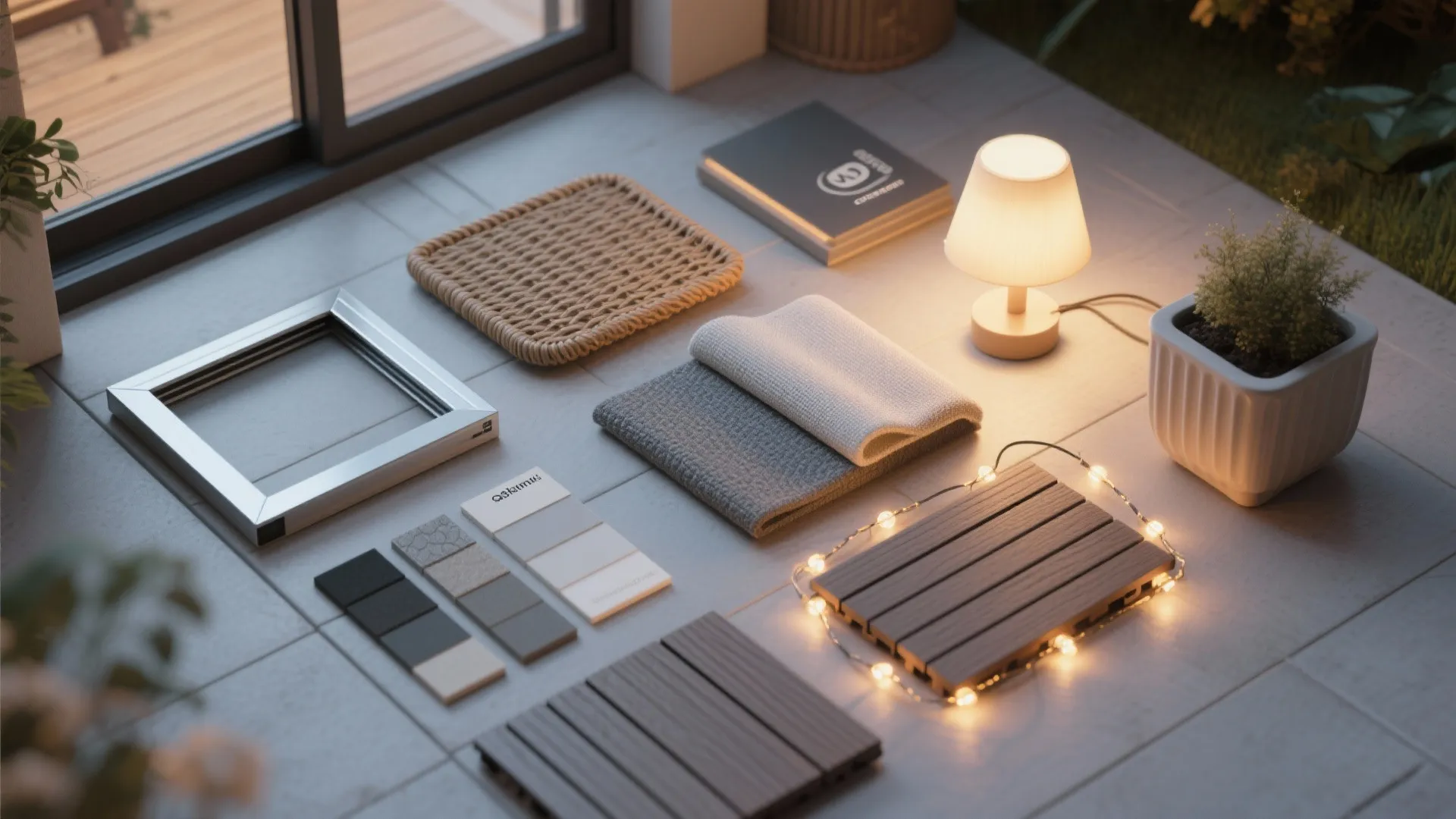 5. Weather-smart materials and layered lighting