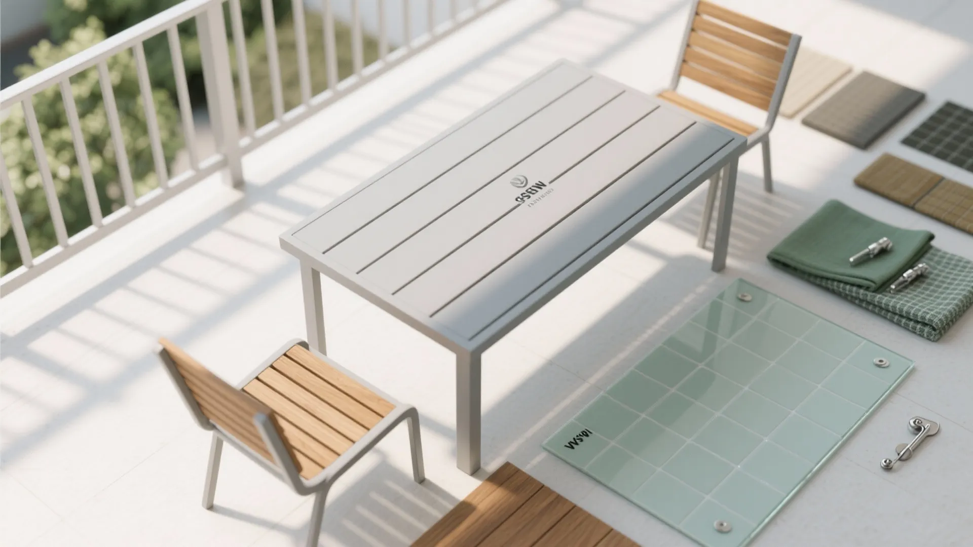 Material Mix: Weatherproof, Tactile, and Easy-Care