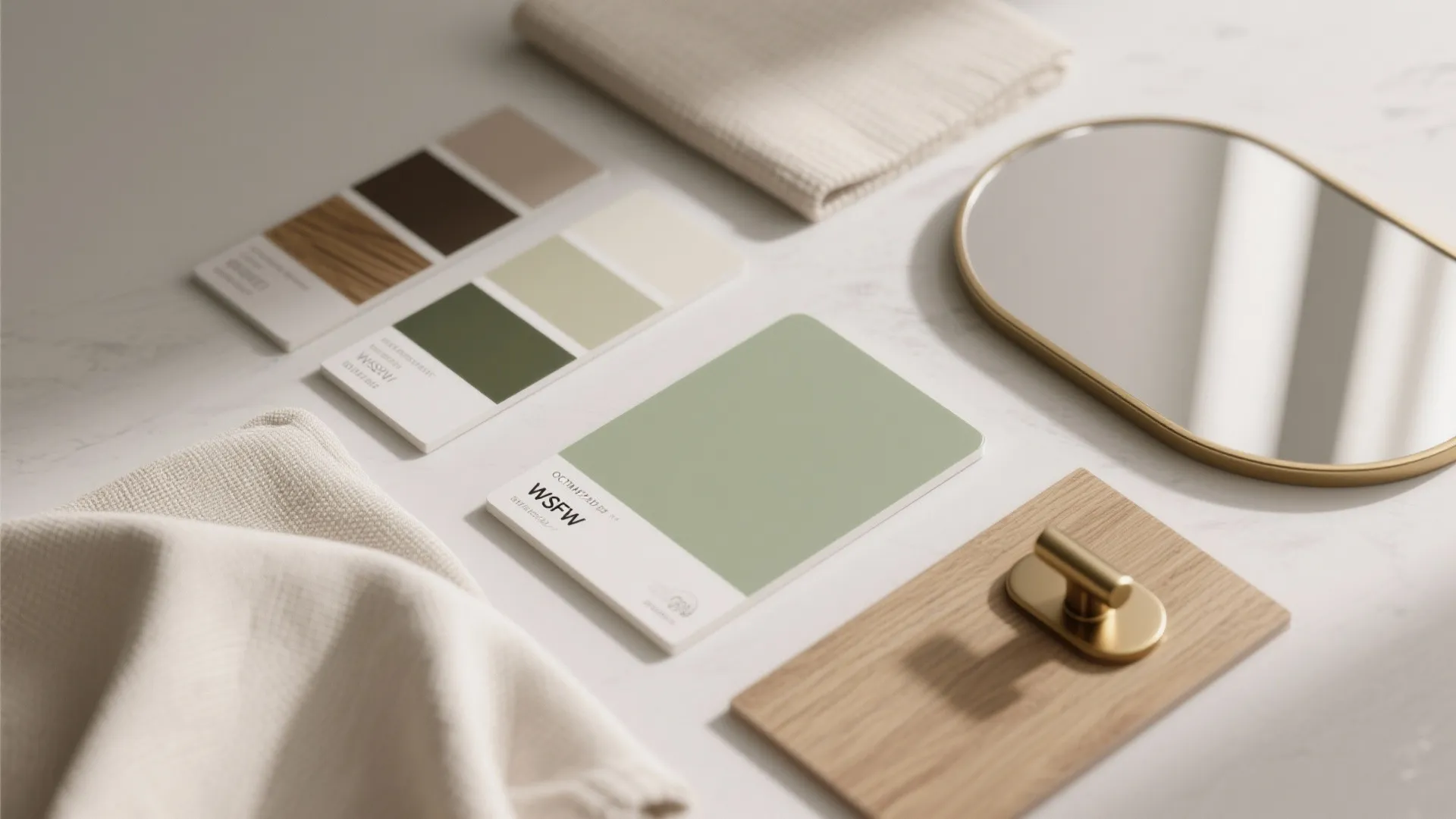 4. Light, reflective finishes and a calm palette