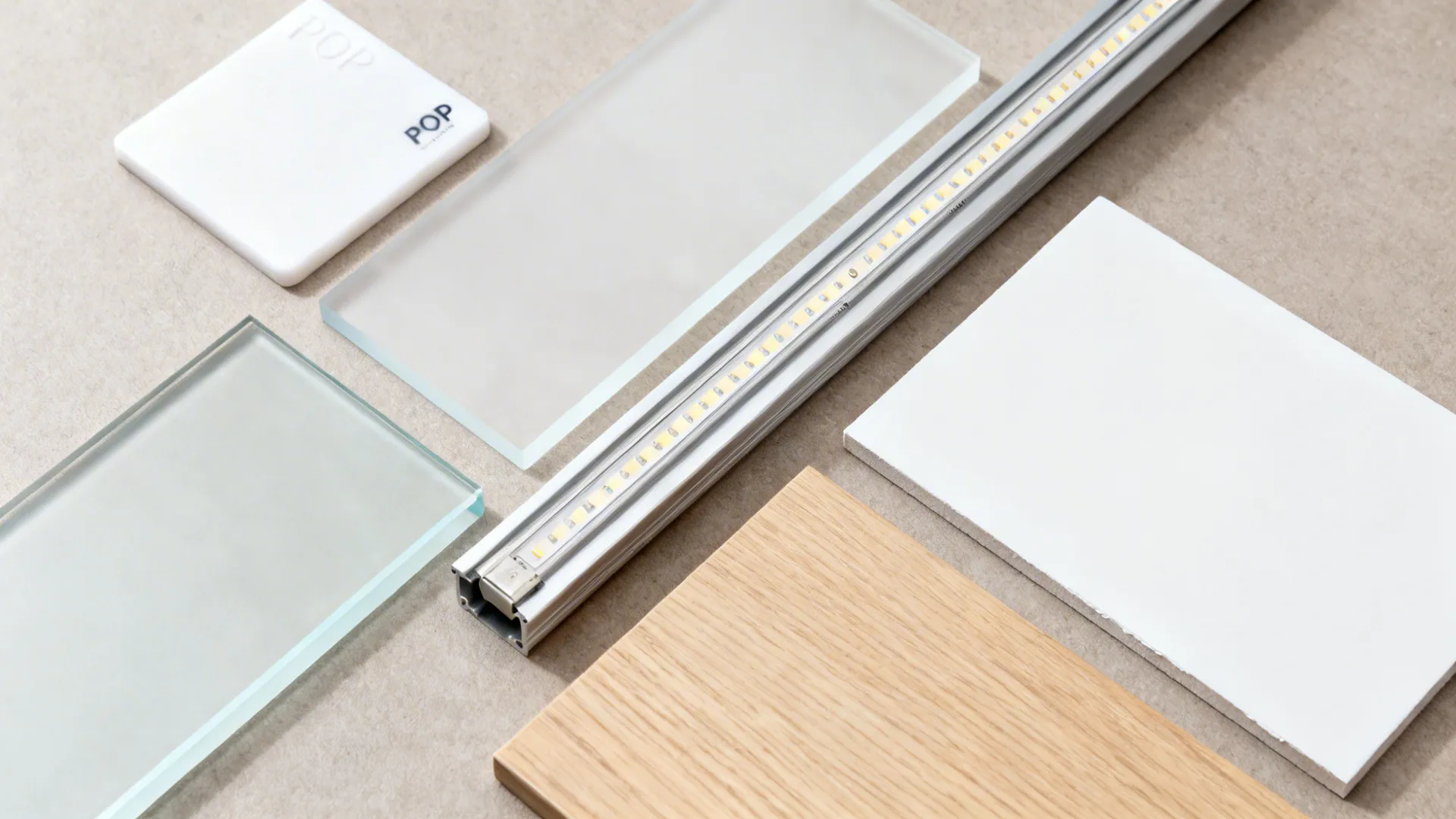 4) POP + Glass Panel Hybrid for Reflective Brightness