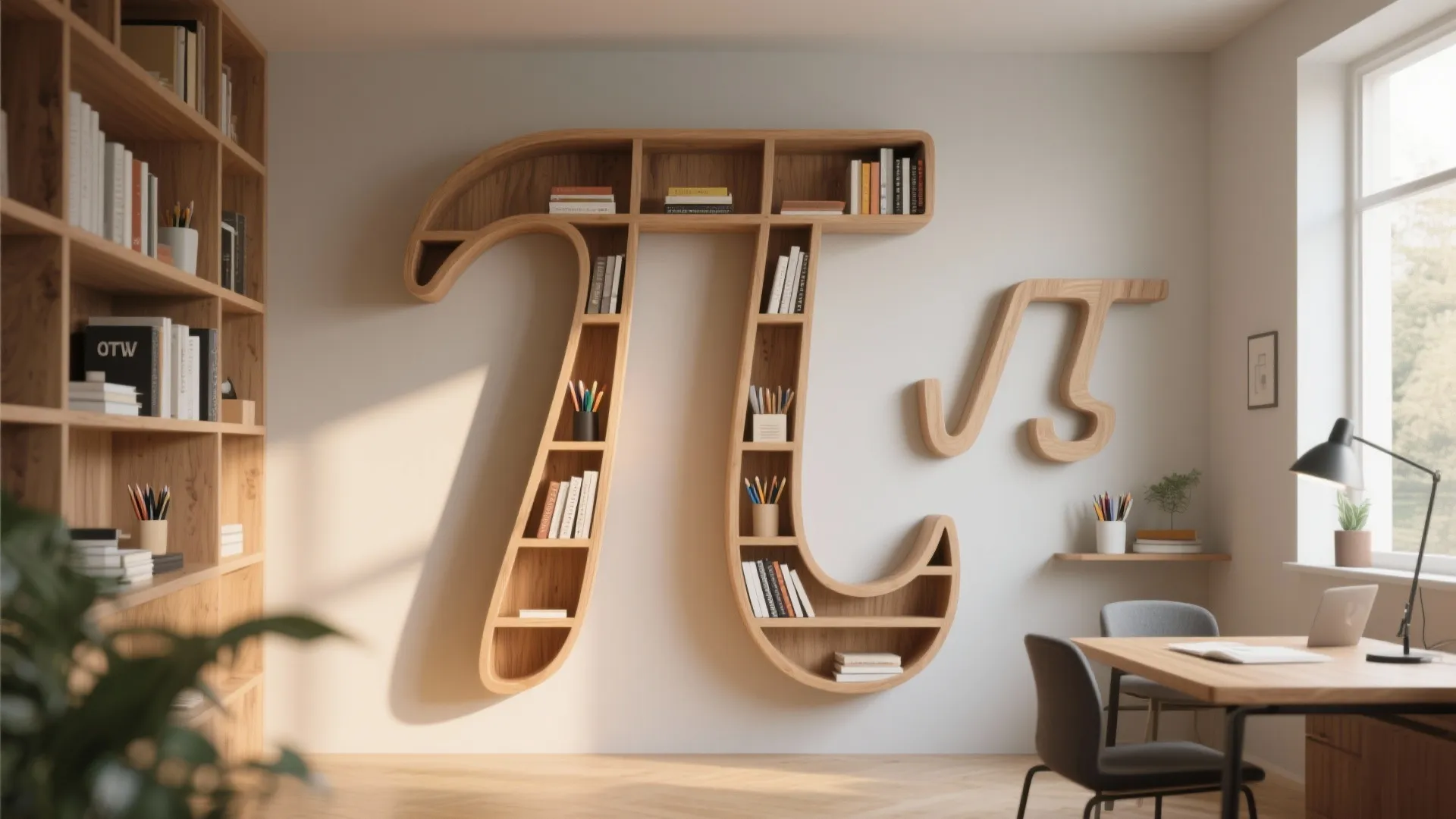 Tip 4: Math-Inspired Shelving