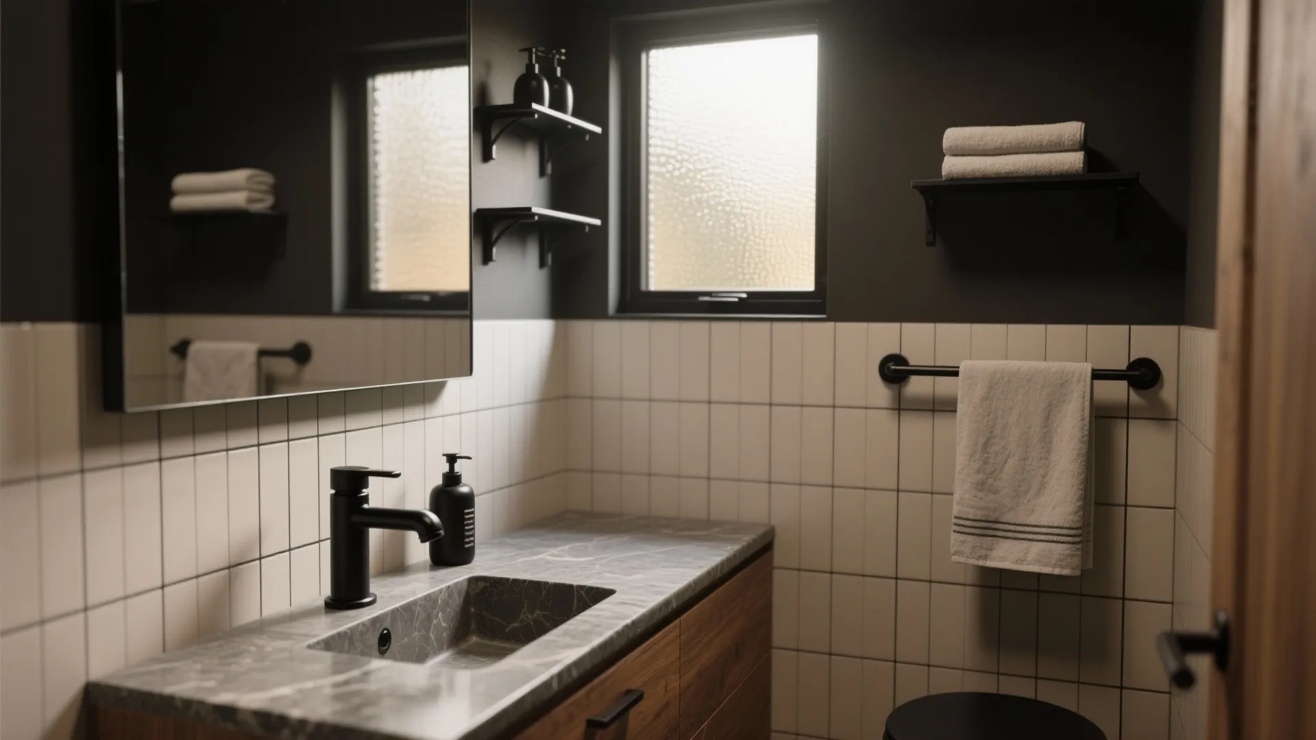 5 Matt Black Bathroom Accessory Ideas: Stylish matt black bathroom accessories and how to use them in small spaces