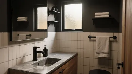 5 Matt Black Bathroom Accessory Ideas