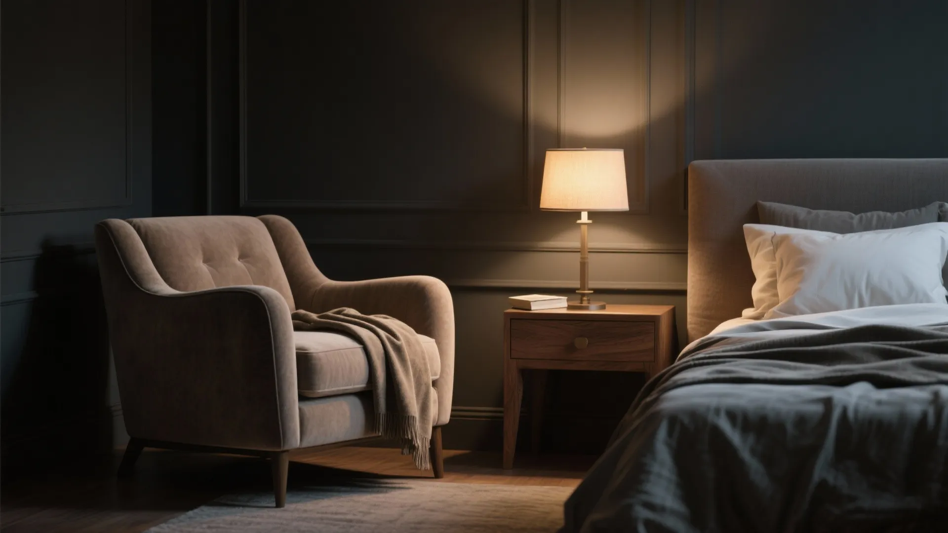 2. Choose matte for bedrooms and cozy nooks