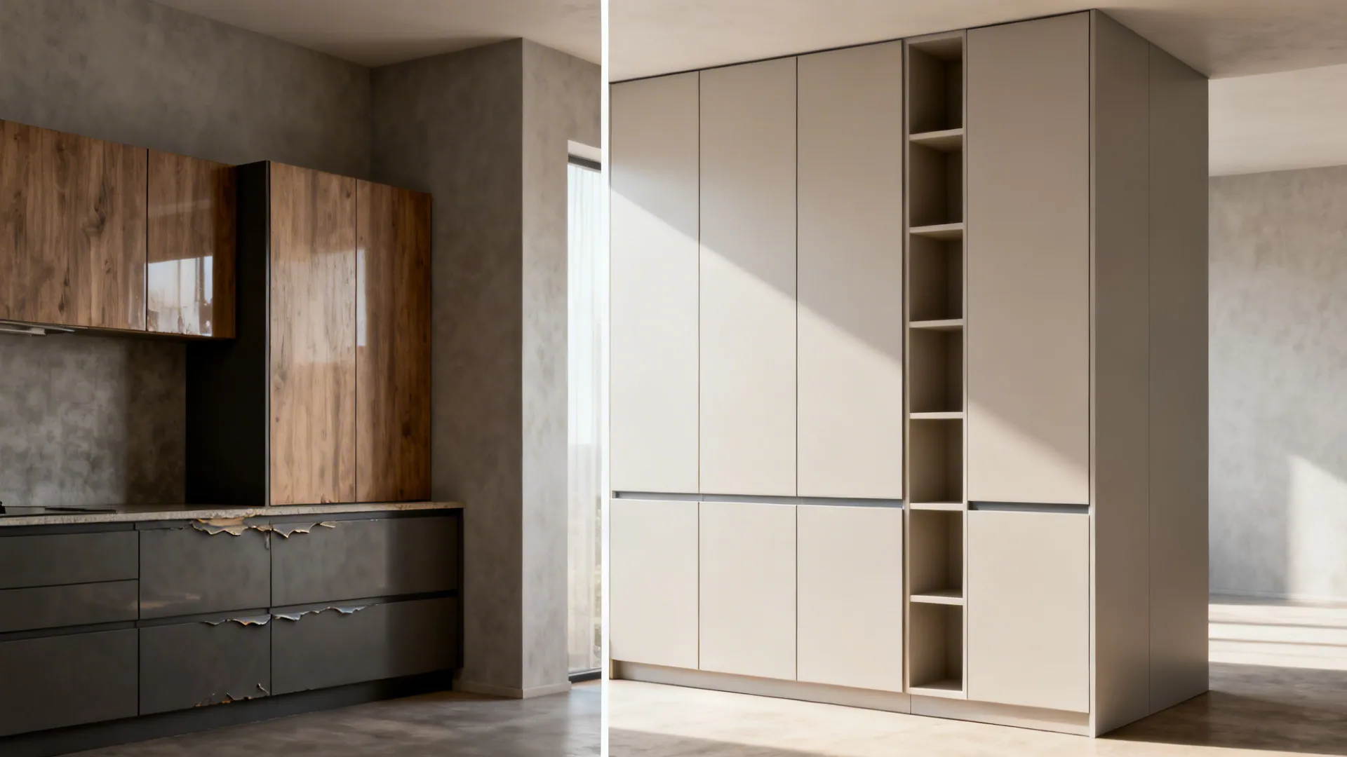 South African-friendly matte laminate cupboards
