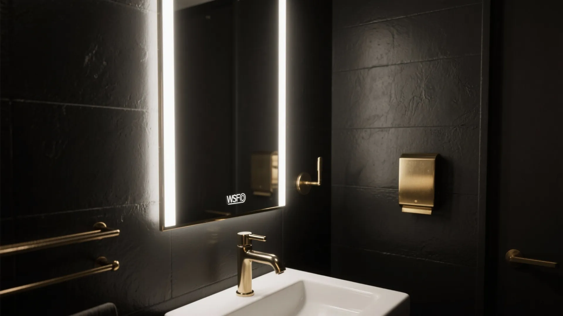 5. Matte black or deep charcoal for modern drama