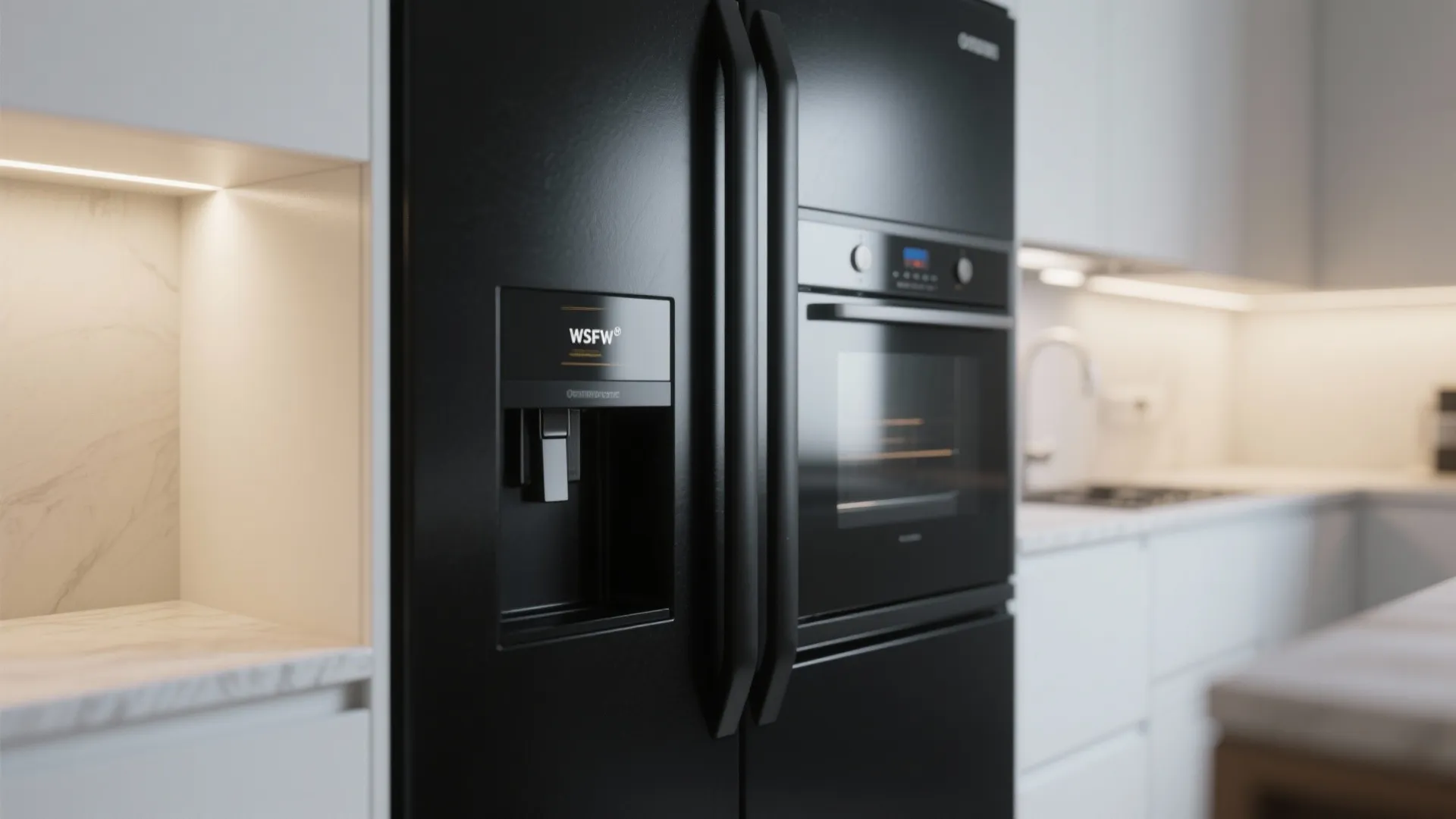 3. Matte Black Appliances for a Subtle Edge