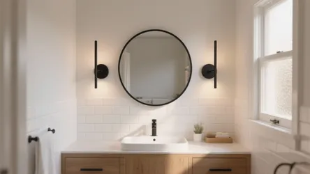 Matte Black Bathroom Lighting: 5 Bold Ideas