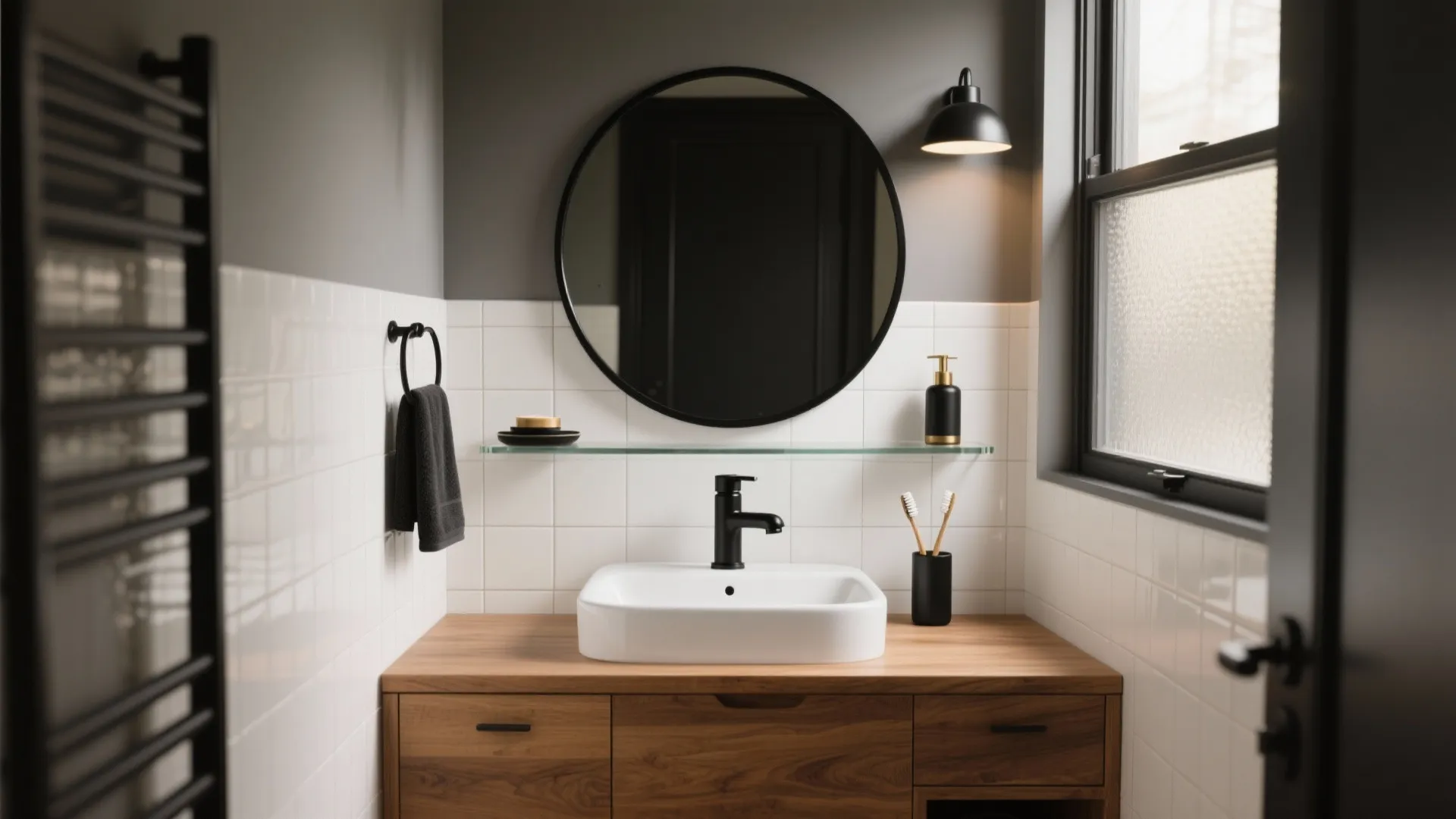 5 Luxe Ideas for Black Bathroom Accessories