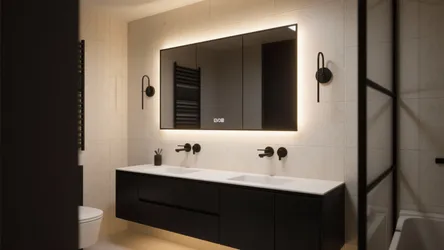 5 Modern Matte Black Bathroom Light Ideas