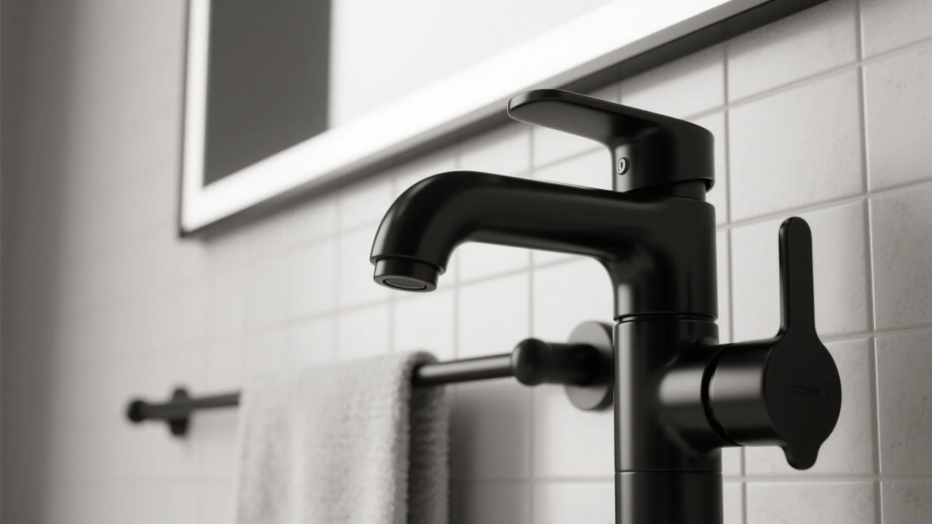 Tip 4: Matte Black Accents for Contrast