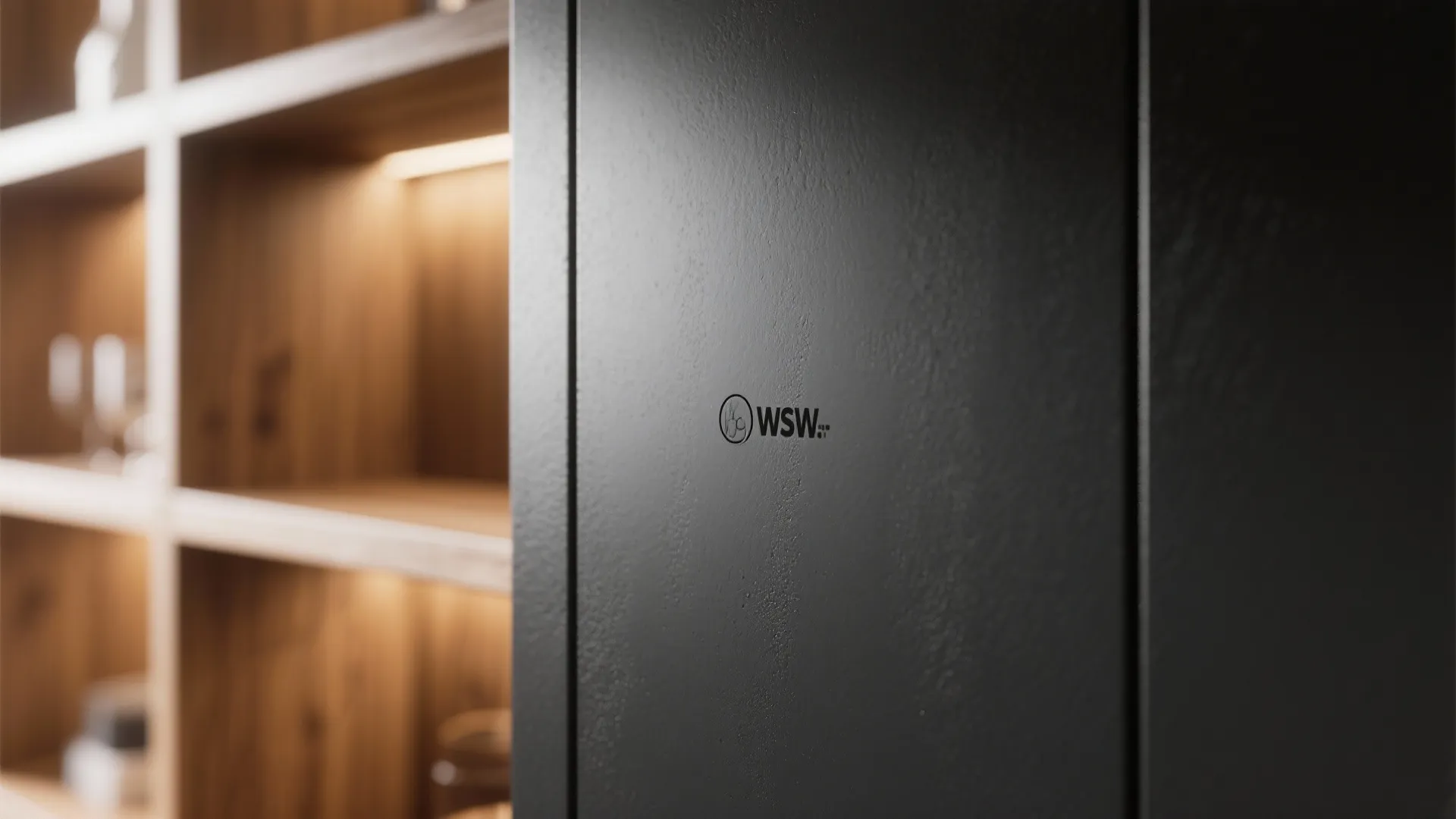 1. Matte black for a modern, forgiving look