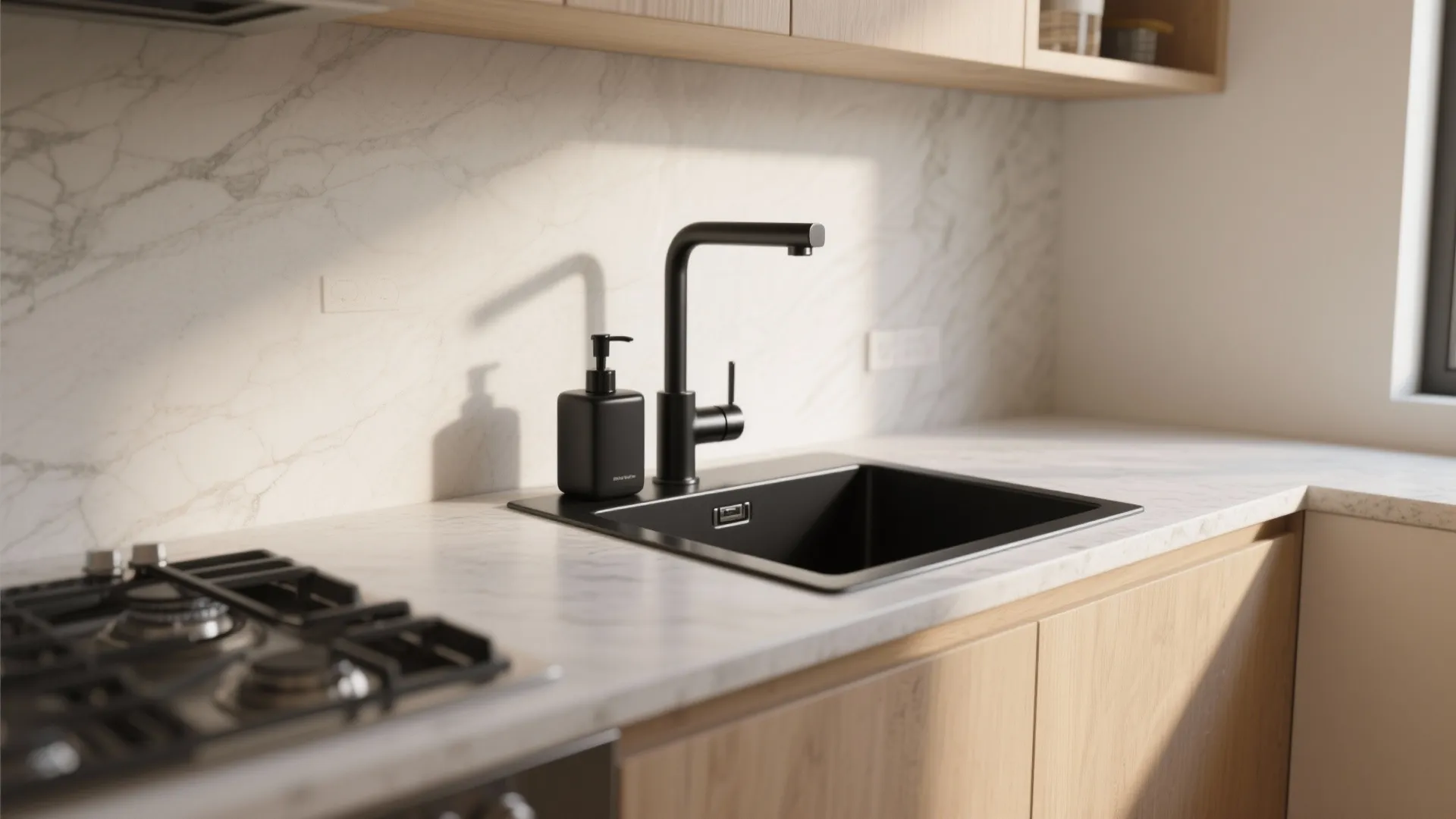 5 Black Kitchen Sink Soap Dispenser Ideas: Stylish black soap dispensers to elevate small kitchens with smart placement and DIY savvy