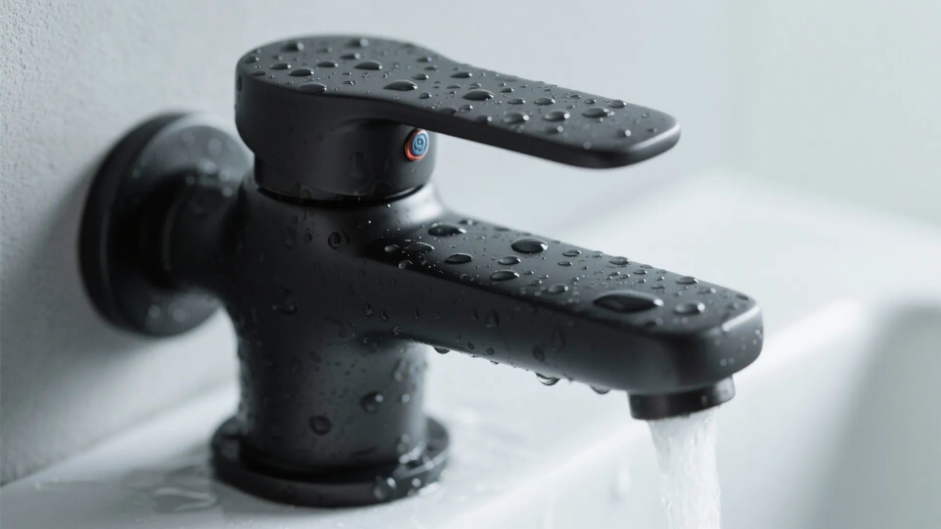 4. Matte Black Fixtures