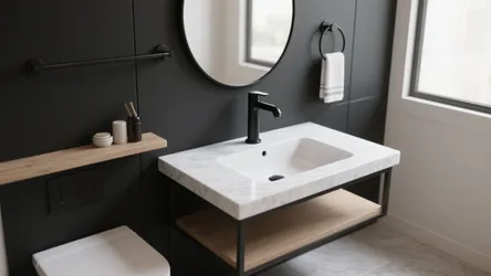 Matte Black Bathroom Faucet Ideas — 5 Small-Space Wins