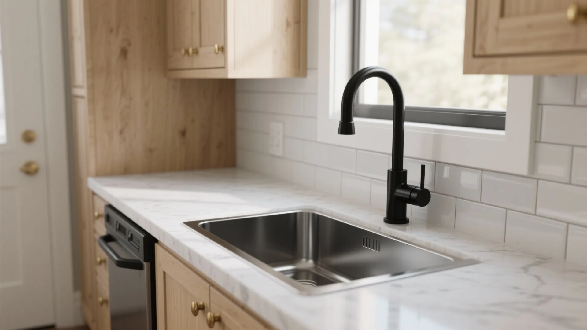 5 Kitchen Black Faucet Ideas: Stylish black faucets: 5 creative ways to use them in small kitchens