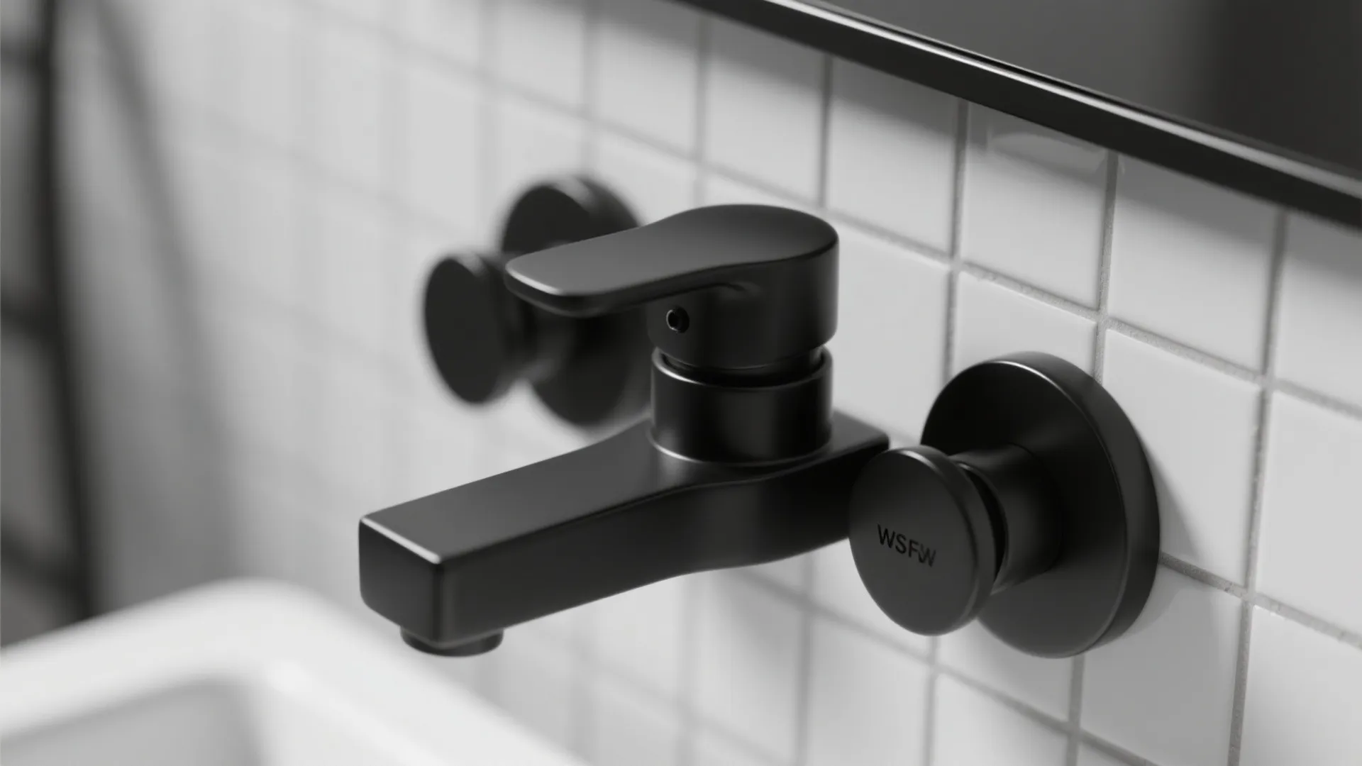 4. Matte Black Fixtures for Drama