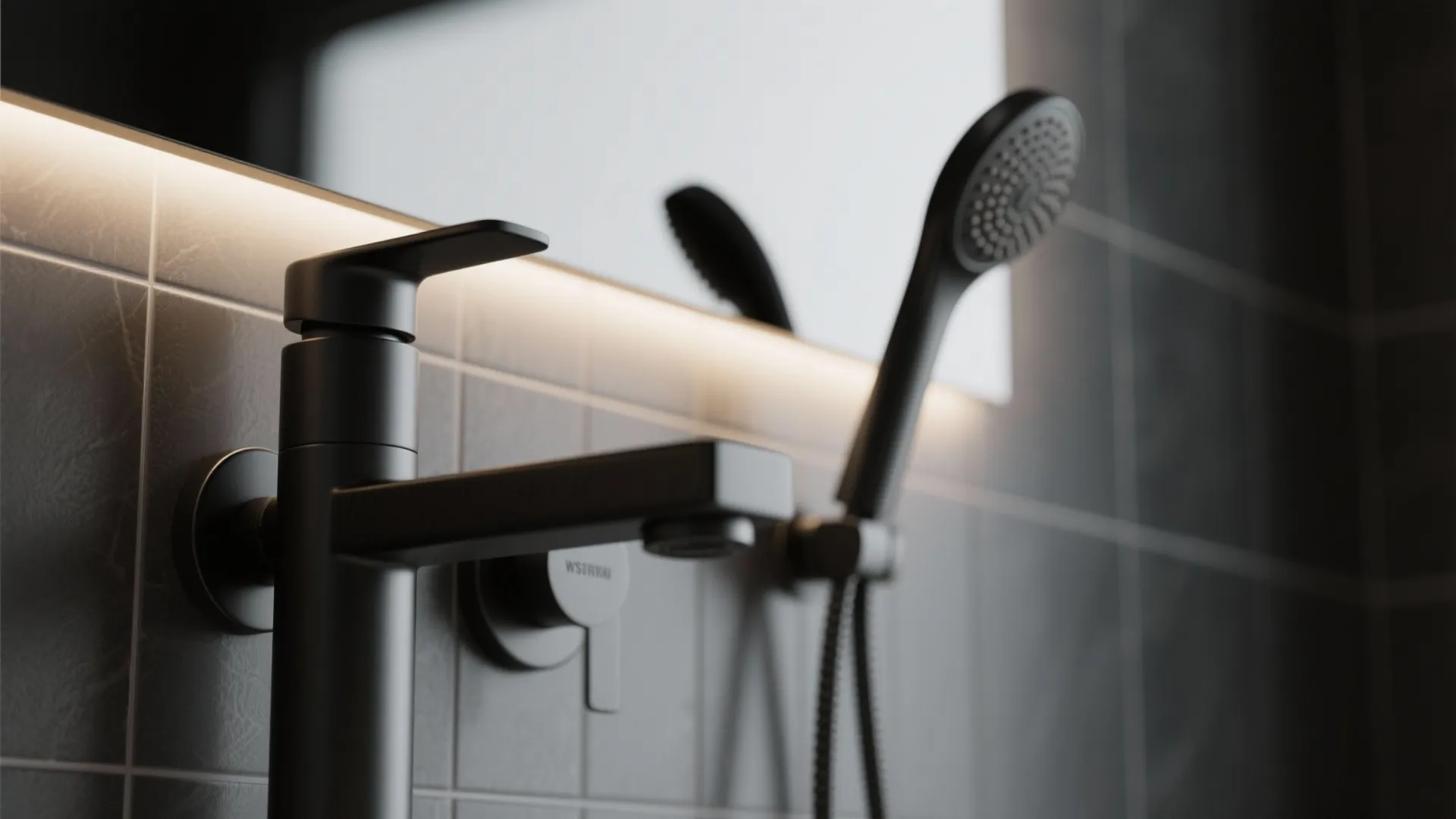 Matte Black Fixtures for Modern Luxe