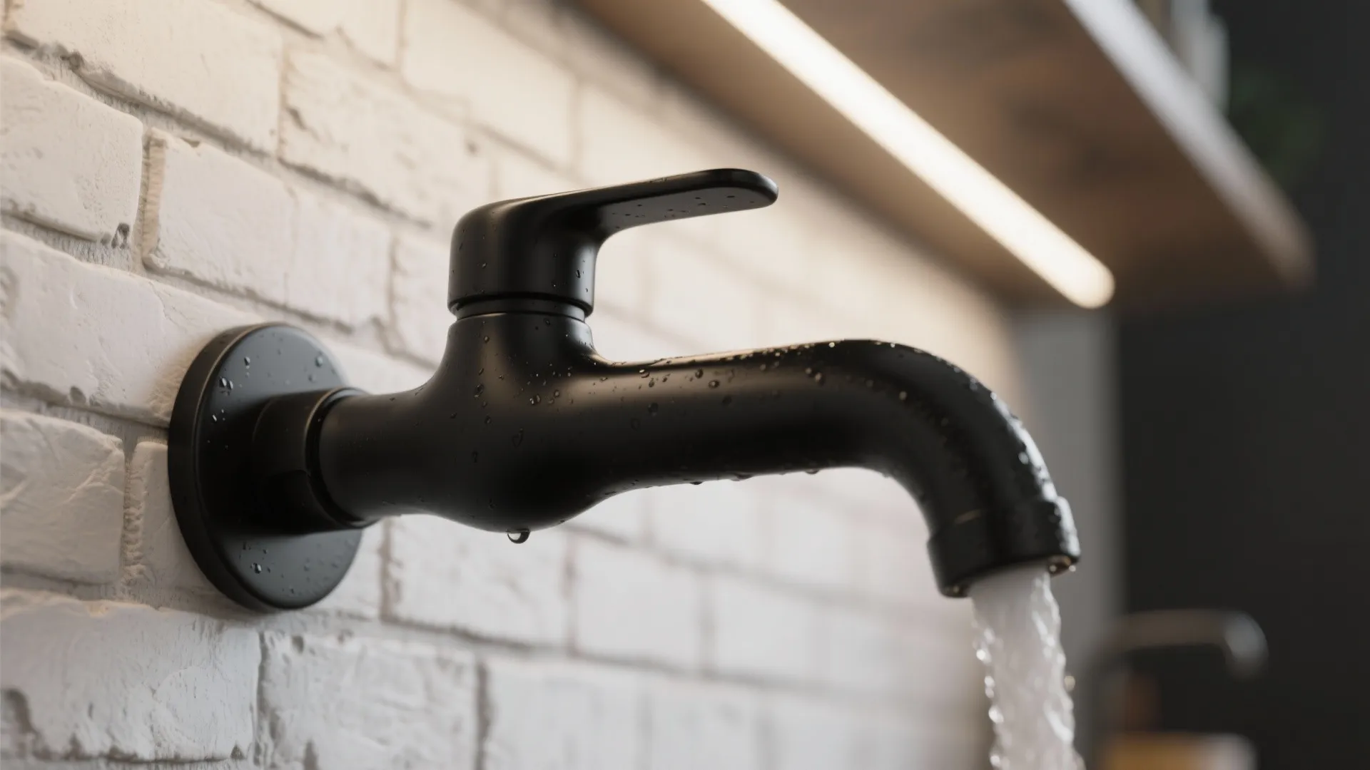 2. Add Matte Black Fixtures for Drama