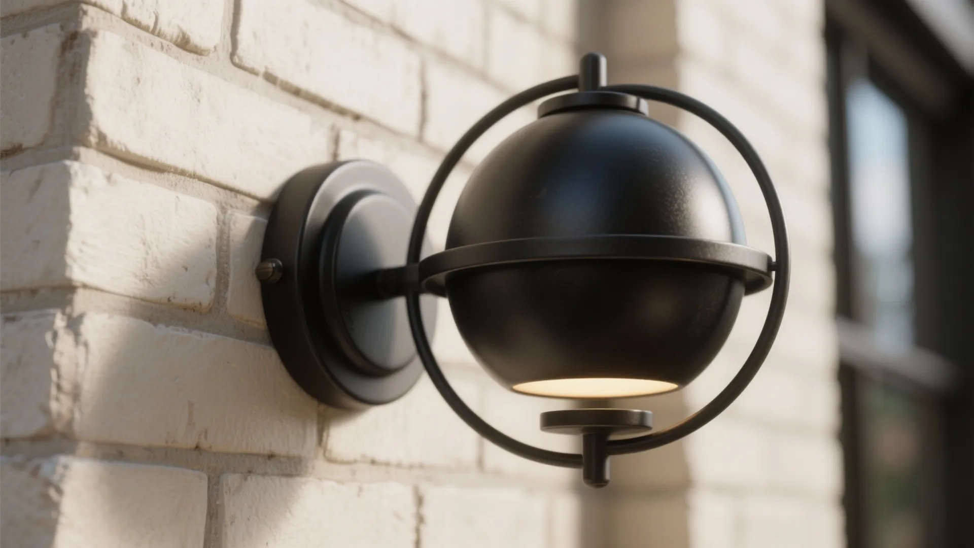 1. Classic Matte Black Globe for Timeless Charm