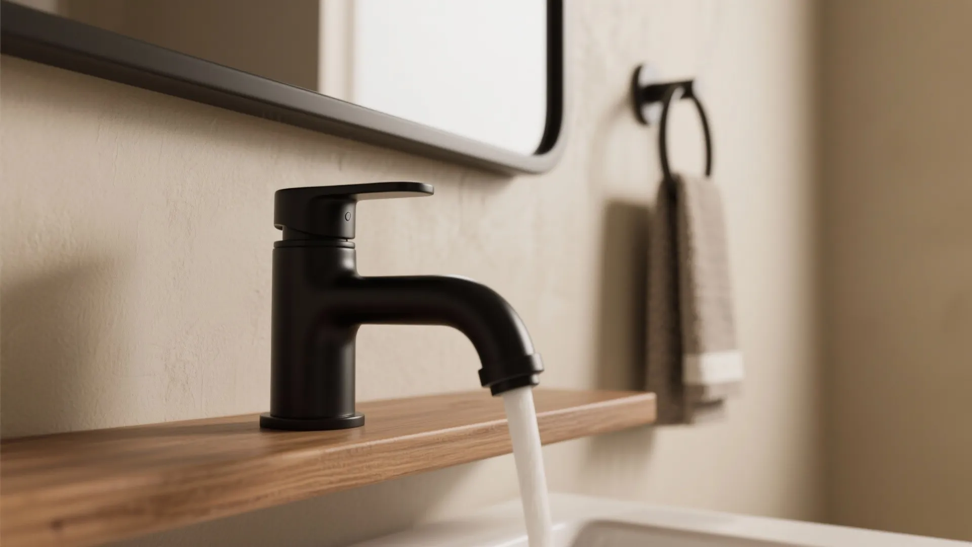 3. Matte Black for Modern Contrast