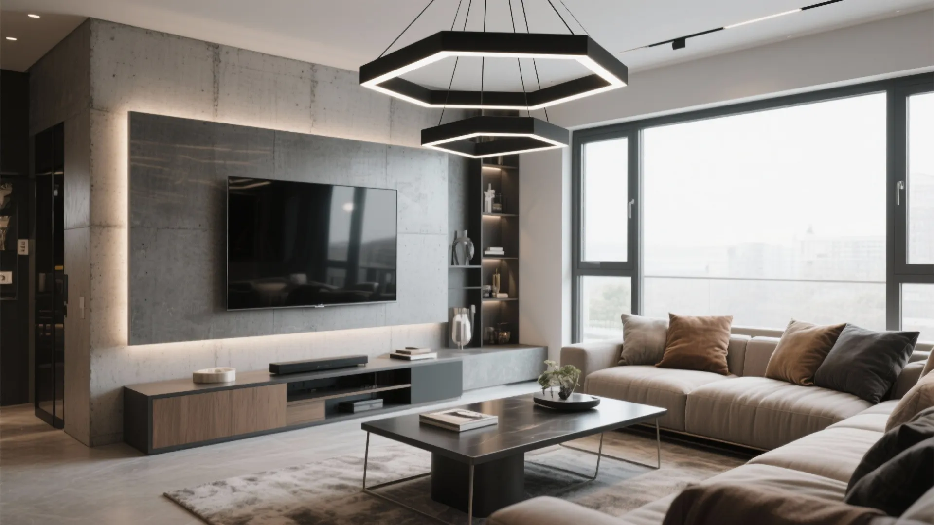 Statement Geometry in Matte Black