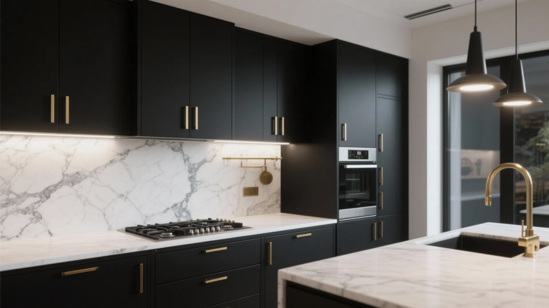 Idea 4: Matte Black Sophistication