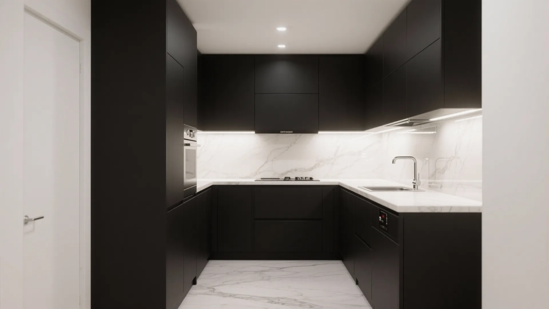 3. Matte Black Elegance