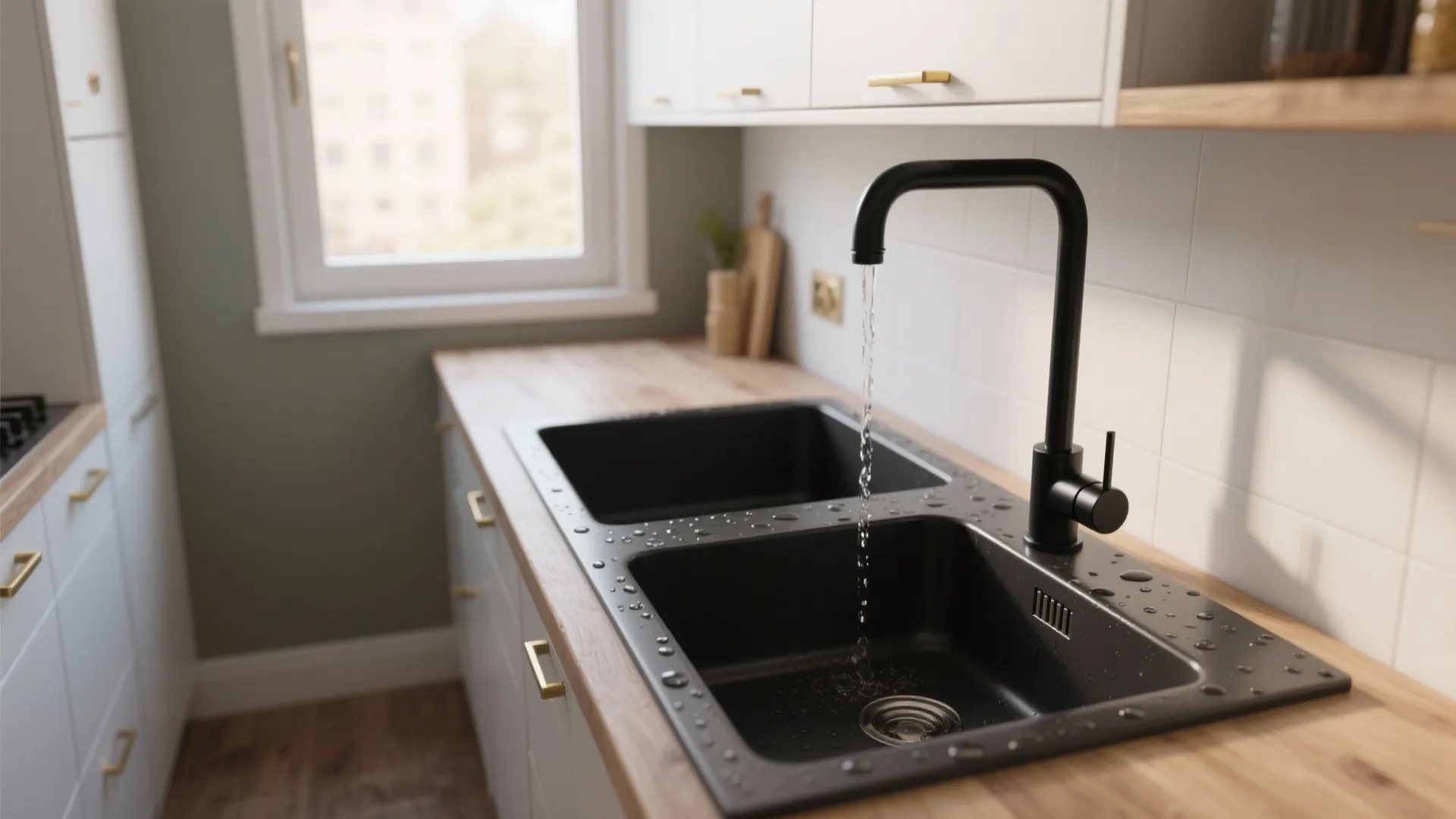 5 Matte Black Kitchen Tap Ideas for Small Kitchens: Small kitchen, big style: five practical matte black kitchen tap inspirations I use in tight spaces