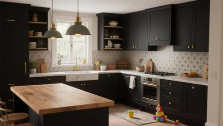 Modern Matte Black Kitchen Cabinets: 5 Inspo Ideas