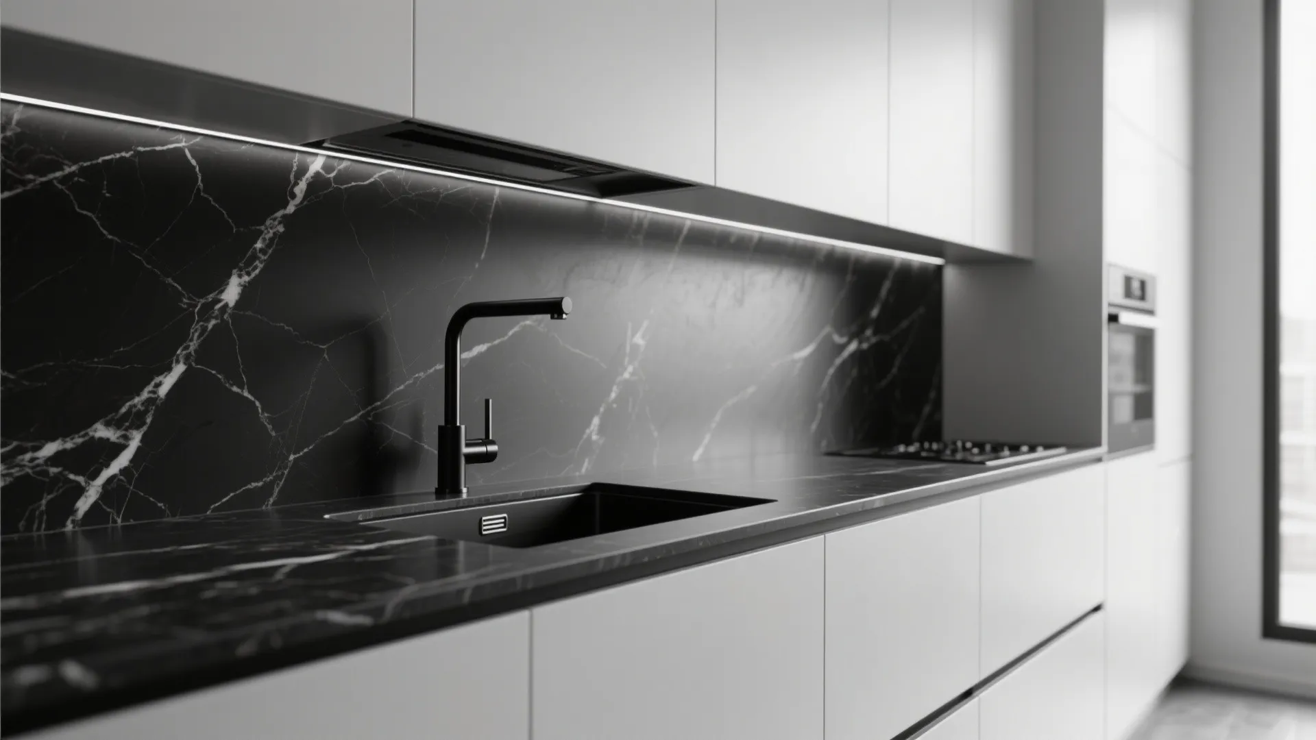 5. Mix with Matte Black Fixtures