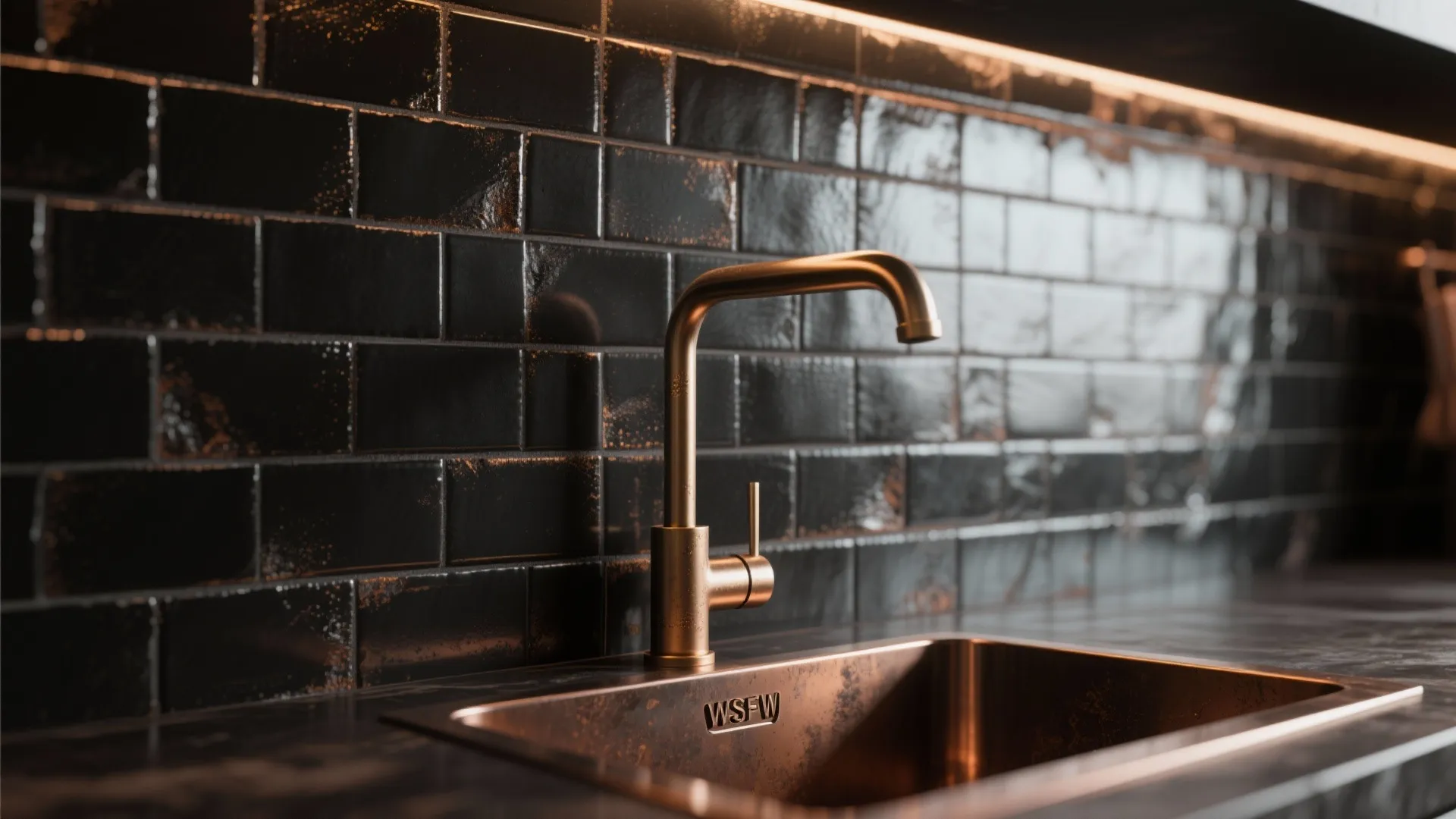 5. Matte black with metallic accents