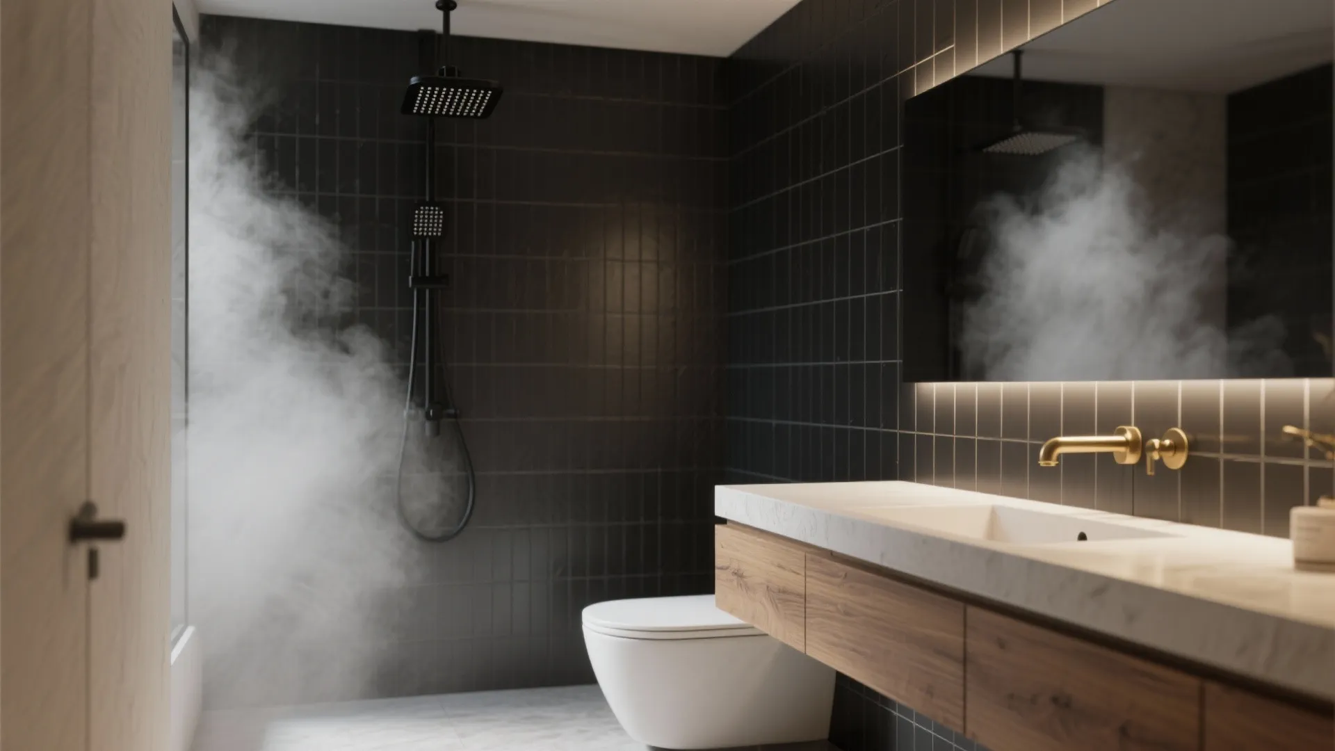 2. Matte Black for Moody Minimalism