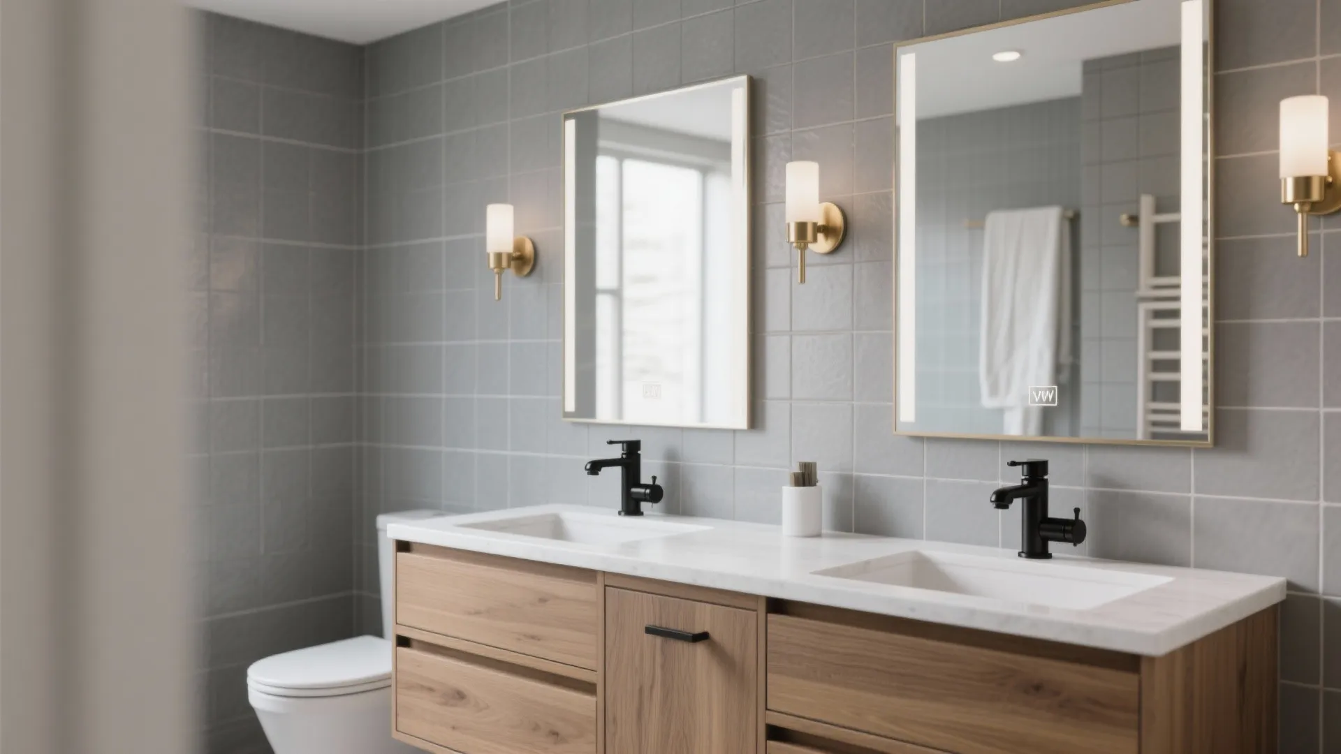 Idea 3: Pair matte black with soft greys (and add one warm counterpoint)