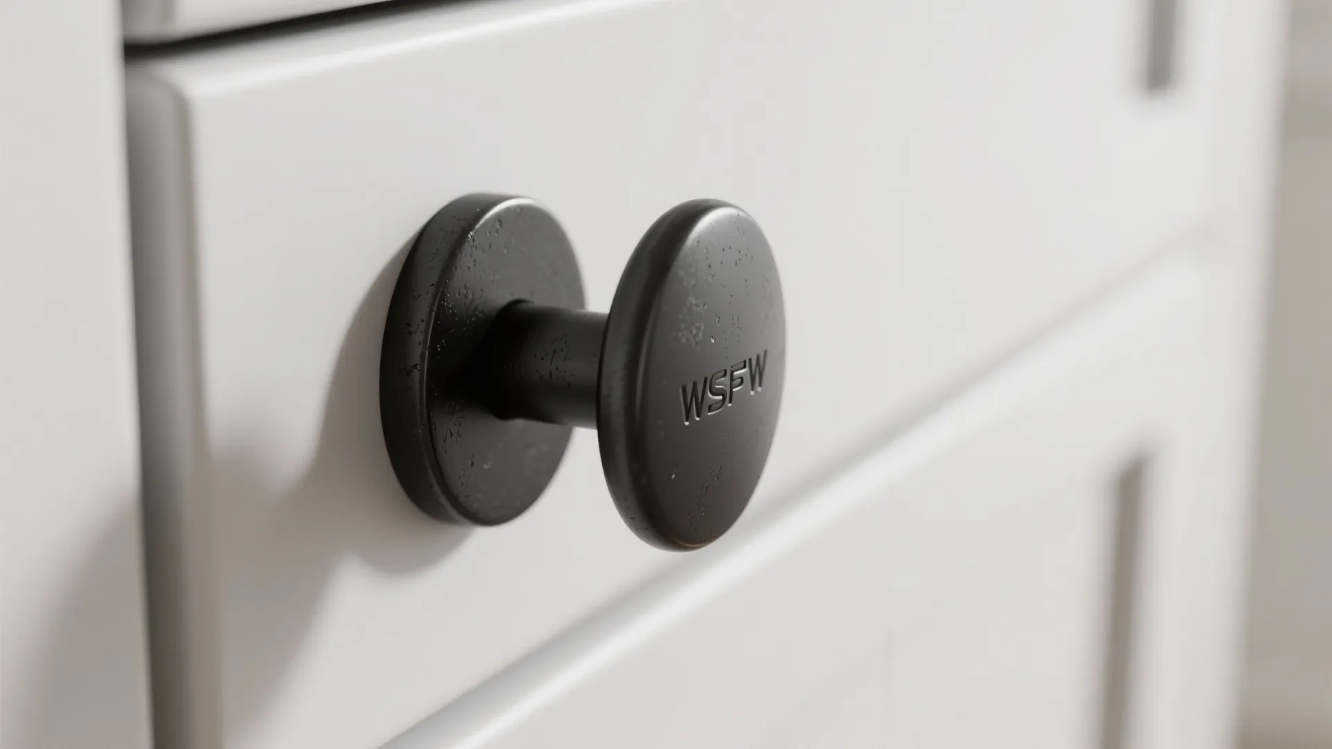 1. Matte Black Pulls for High Contrast