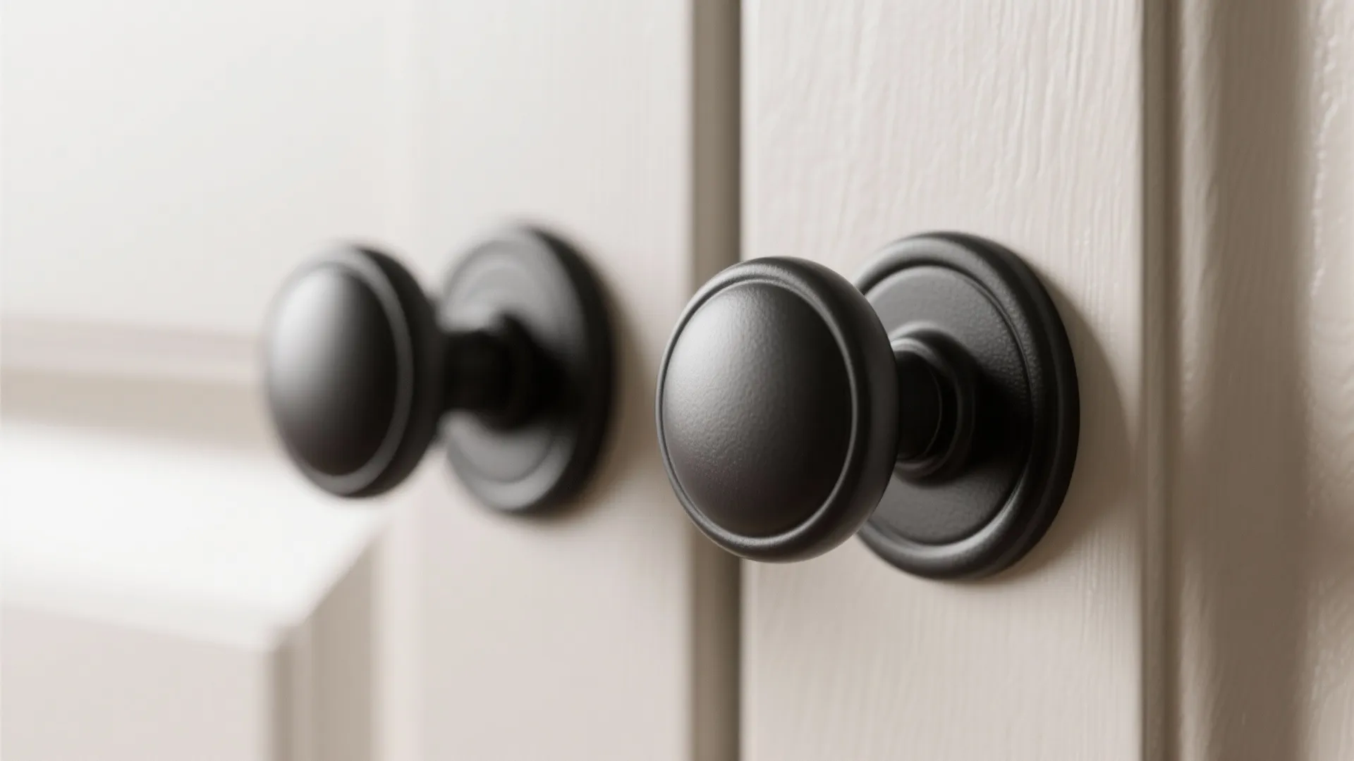 1. Matte black for modern contrast