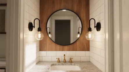 5 Black Bathroom Sconce Ideas