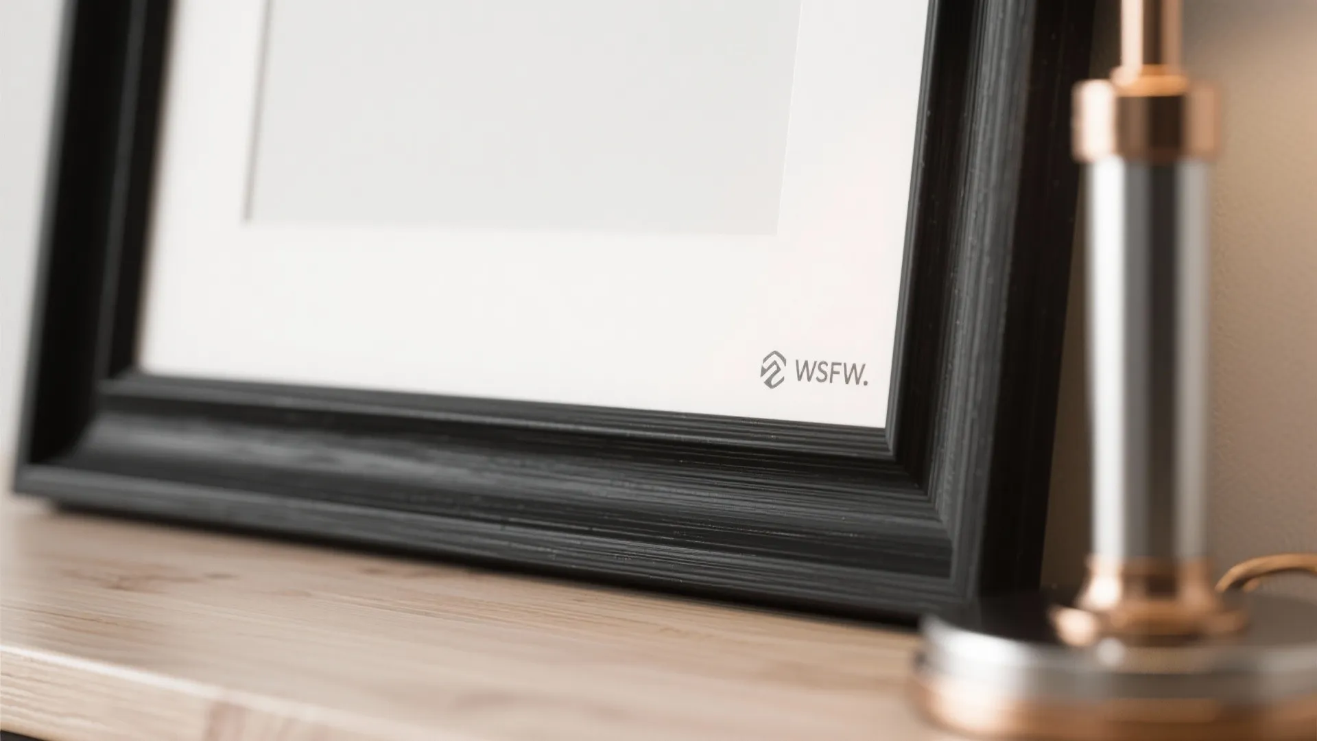 Contrast With Matte Black and Soft Metals