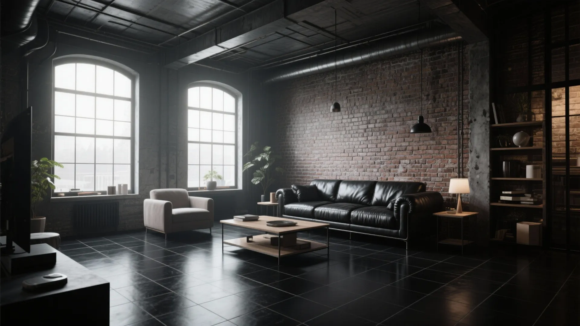 8. Matte Black Tiles for Bold Drama